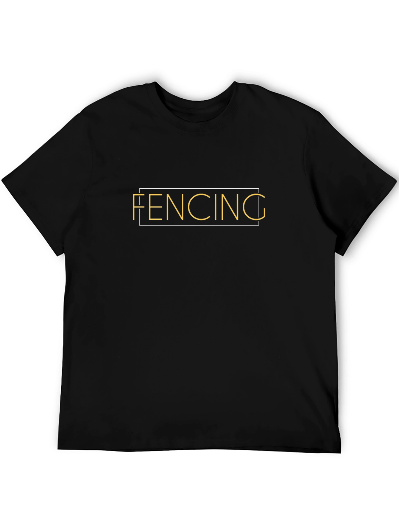 Fencing Graphic Tee - Stylish Sport Design T-Shirt