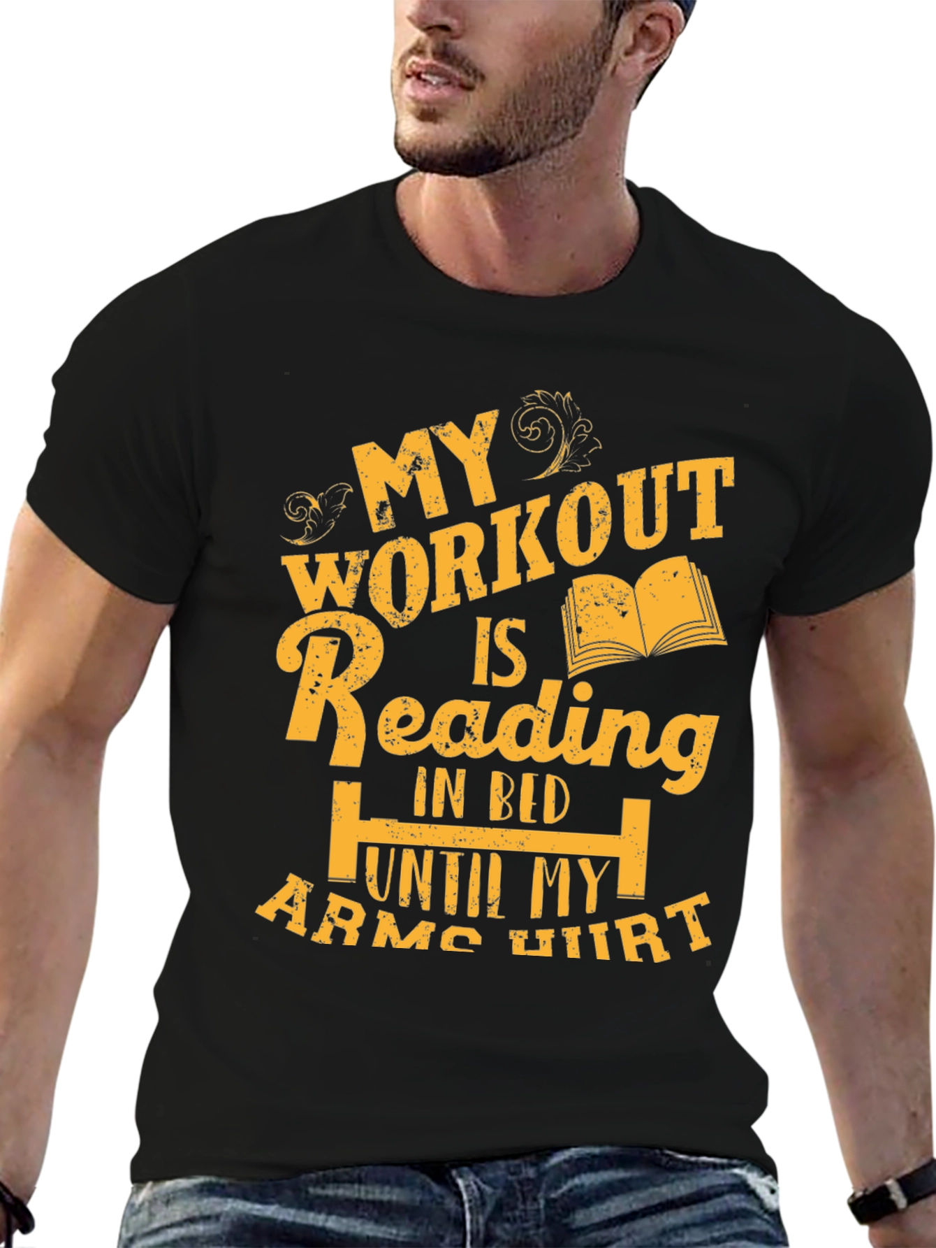My Workout Is Reading T-Shirt