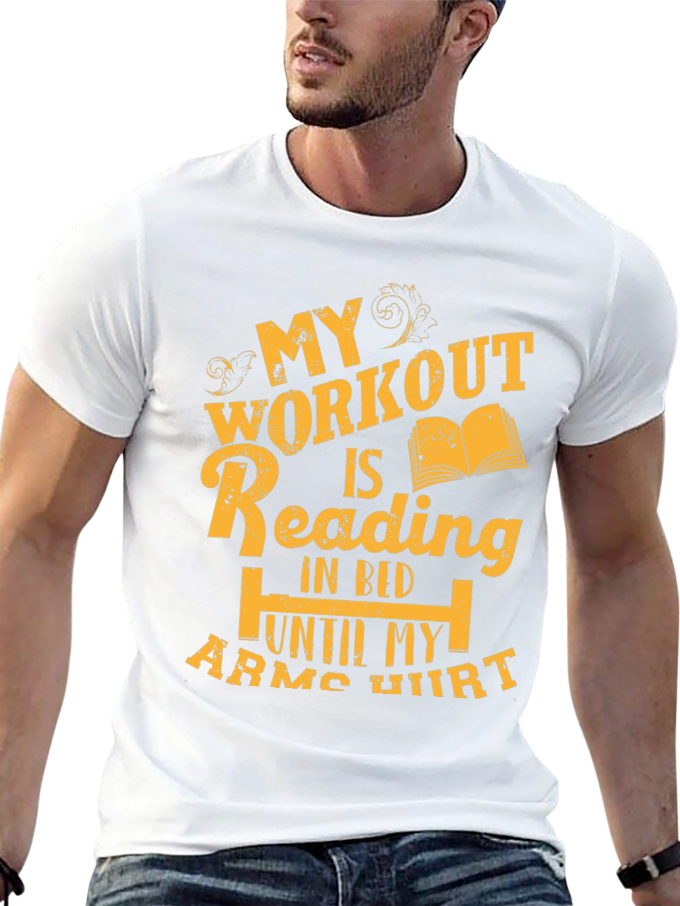 My Workout Is Reading T-Shirt