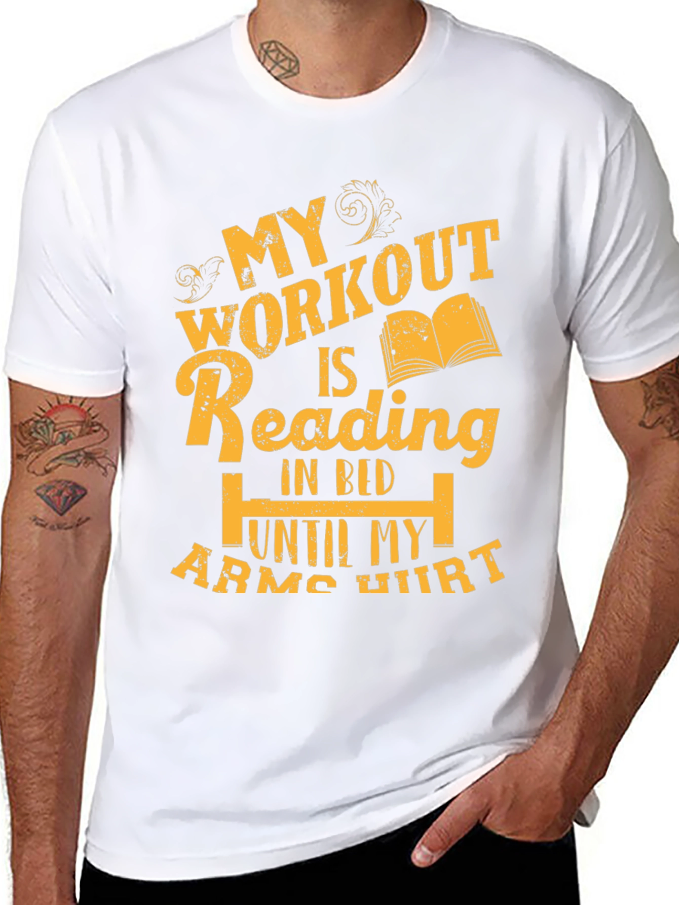 My Workout Is Reading T-Shirt