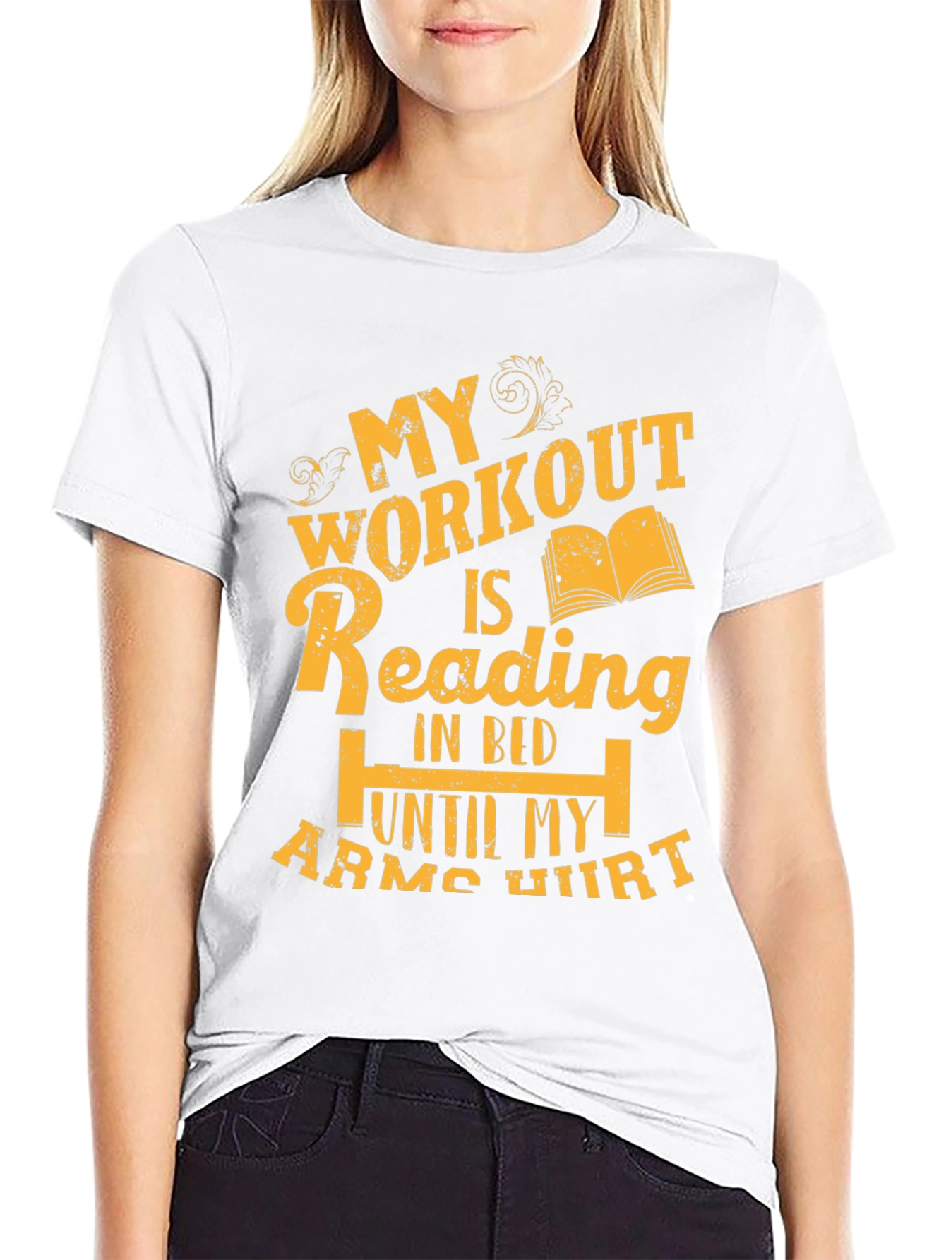 My Workout Is Reading T-Shirt