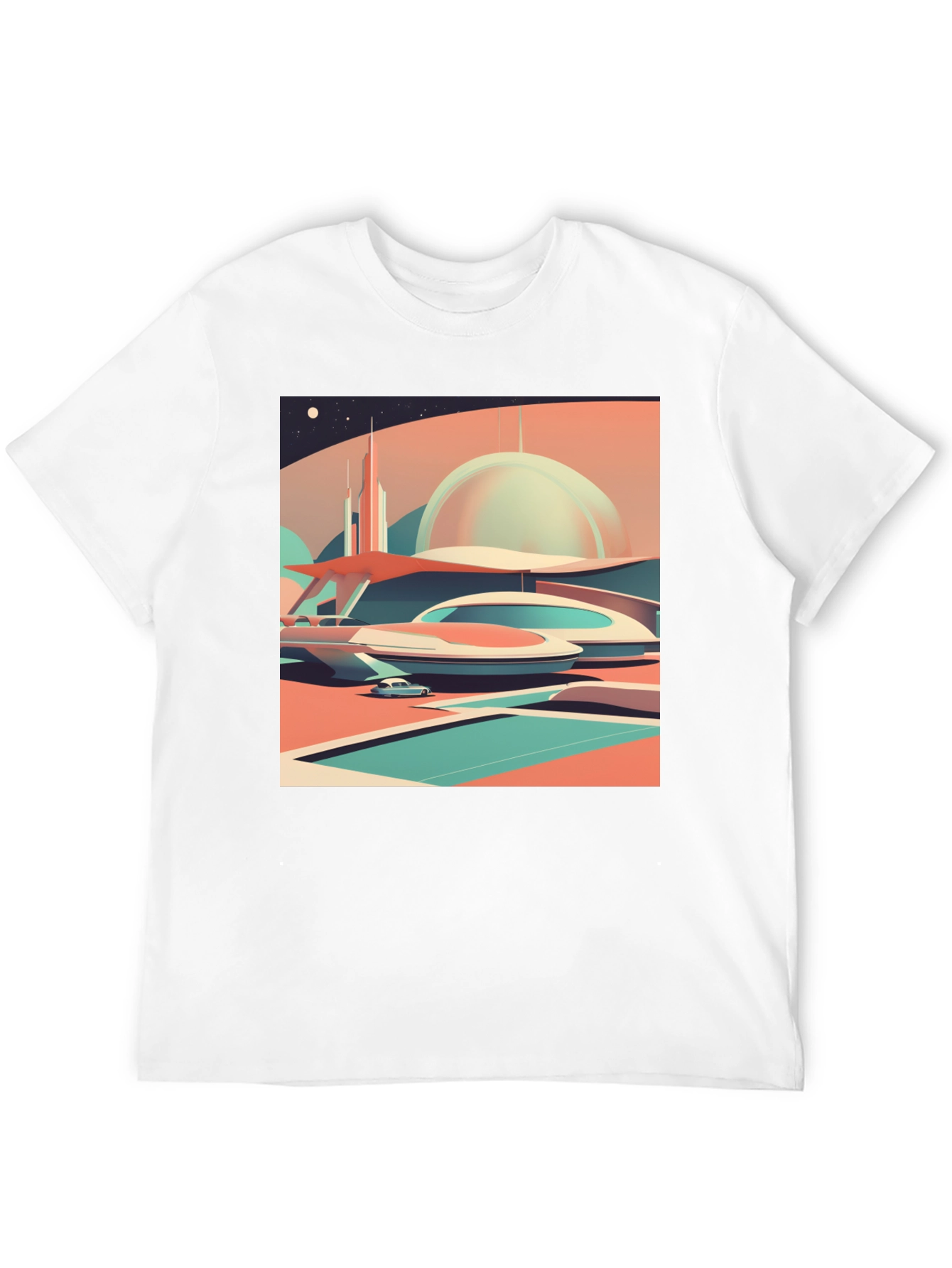 Retro Futuristic Graphic Tee