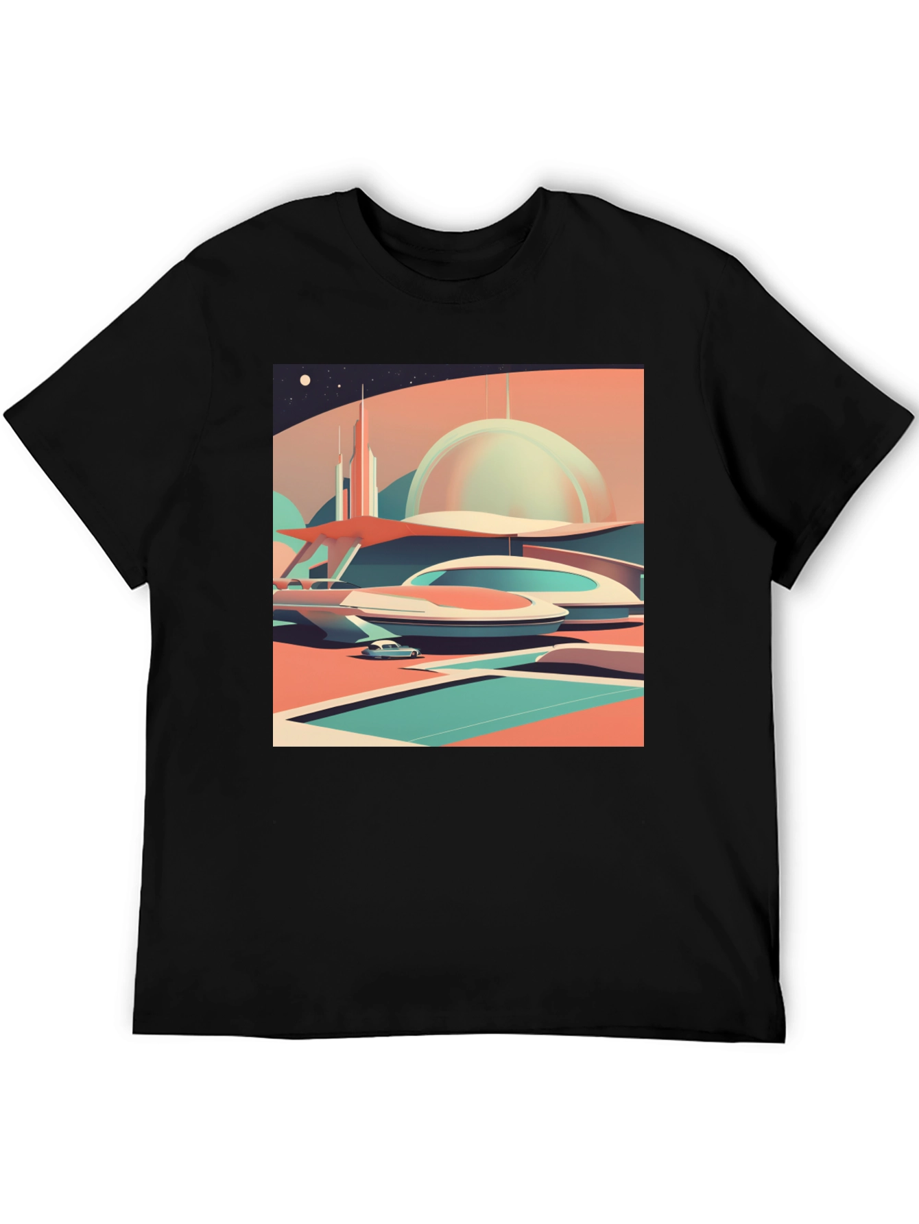 Retro Futuristic Graphic Tee