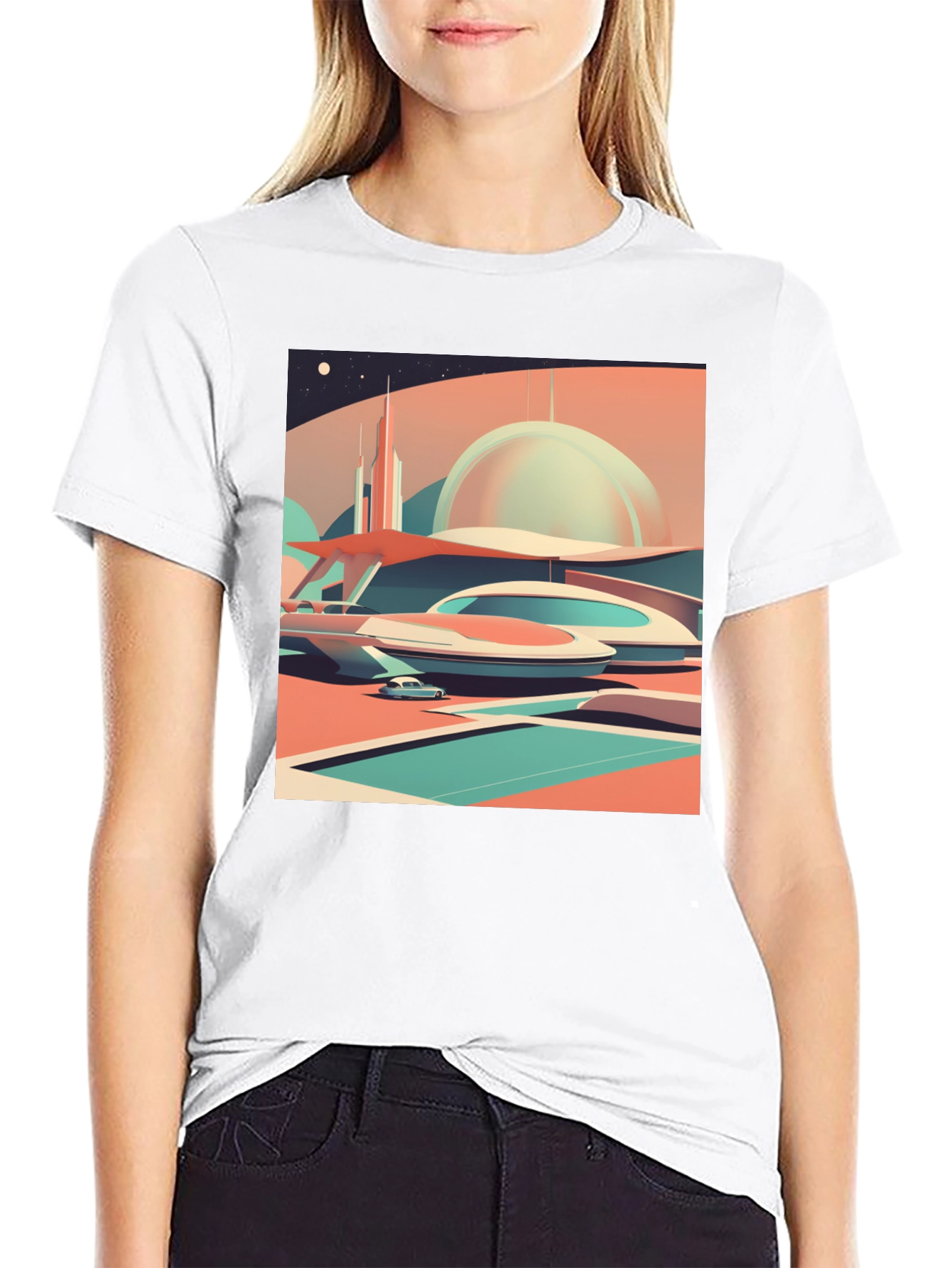 Retro Futuristic Graphic Tee