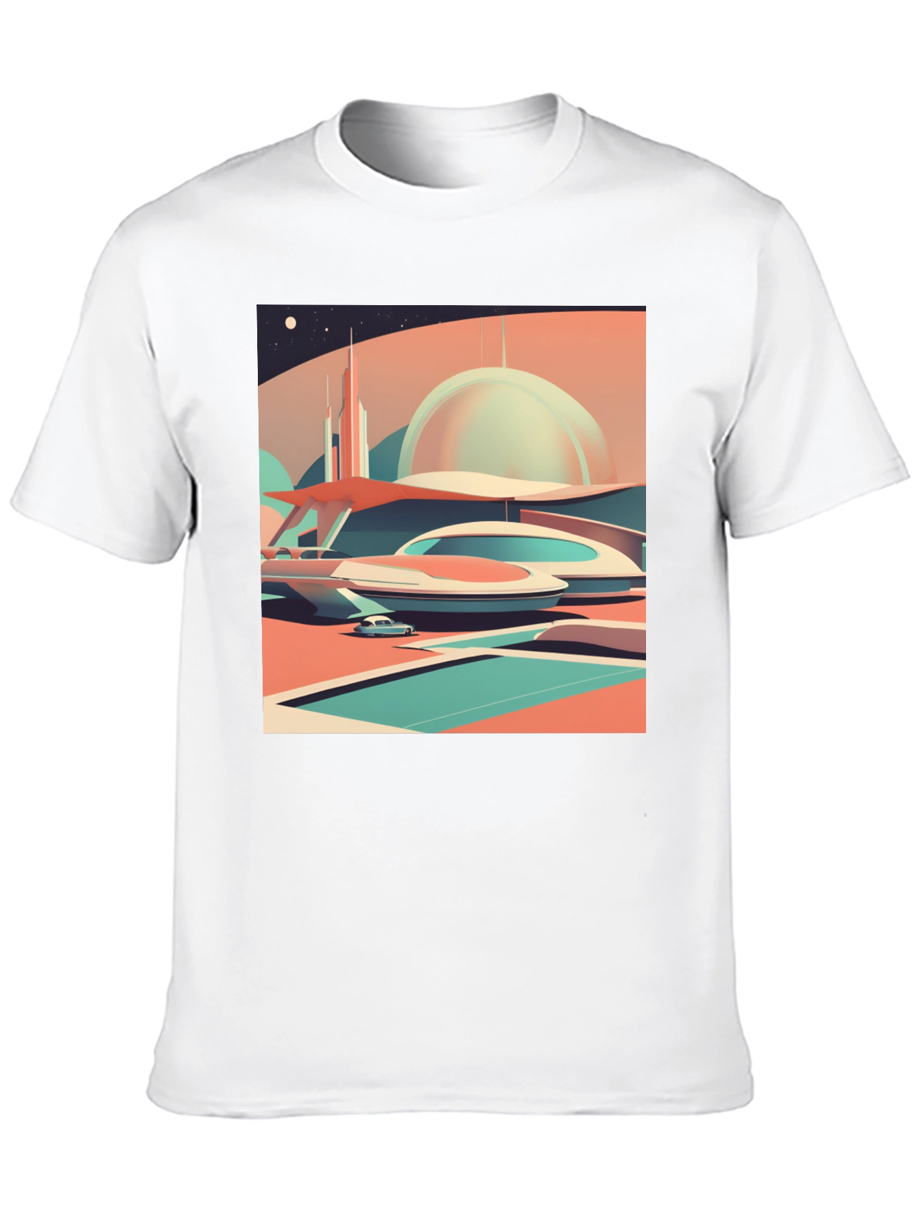 Retro Futuristic Graphic Tee