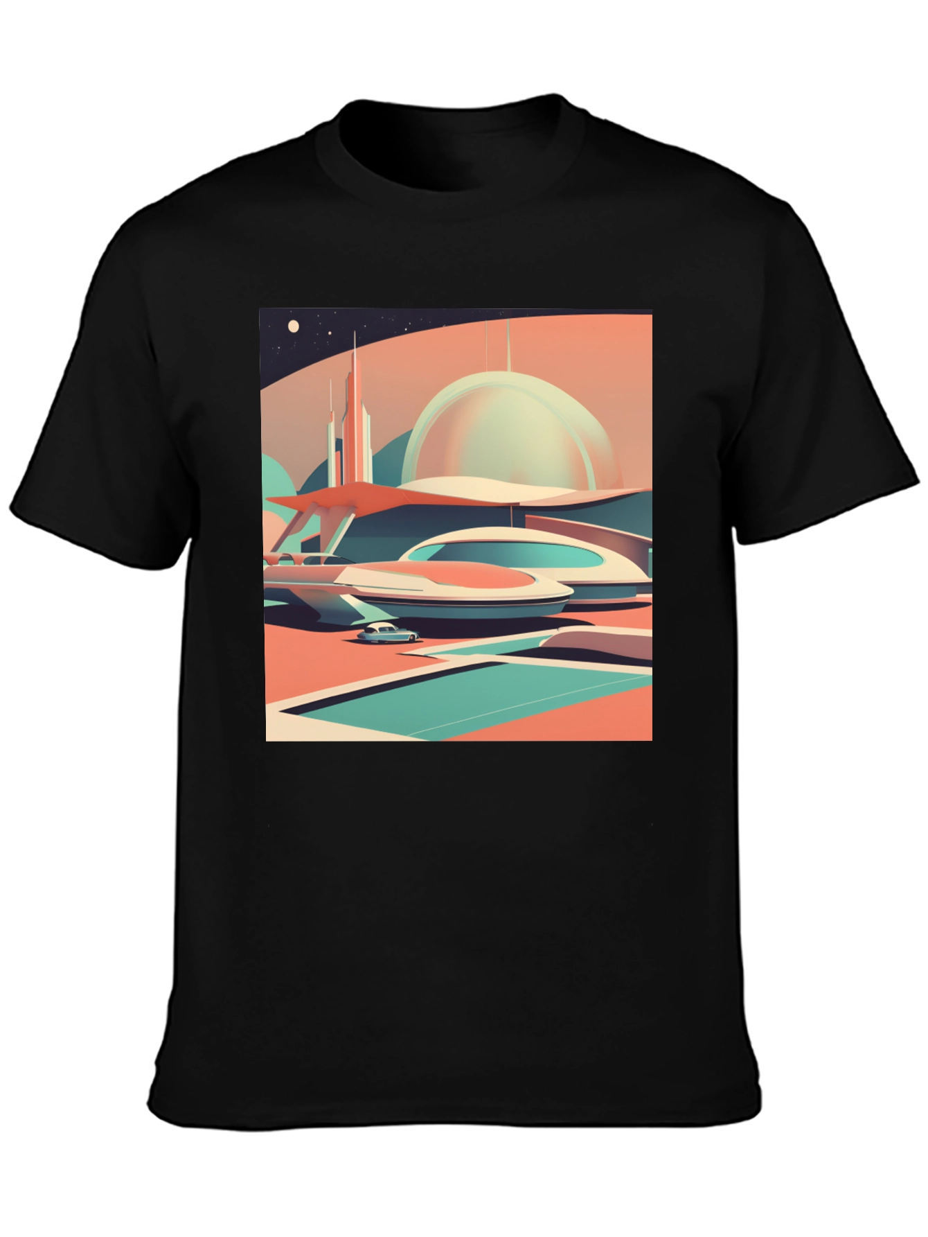Retro Futuristic Graphic Tee