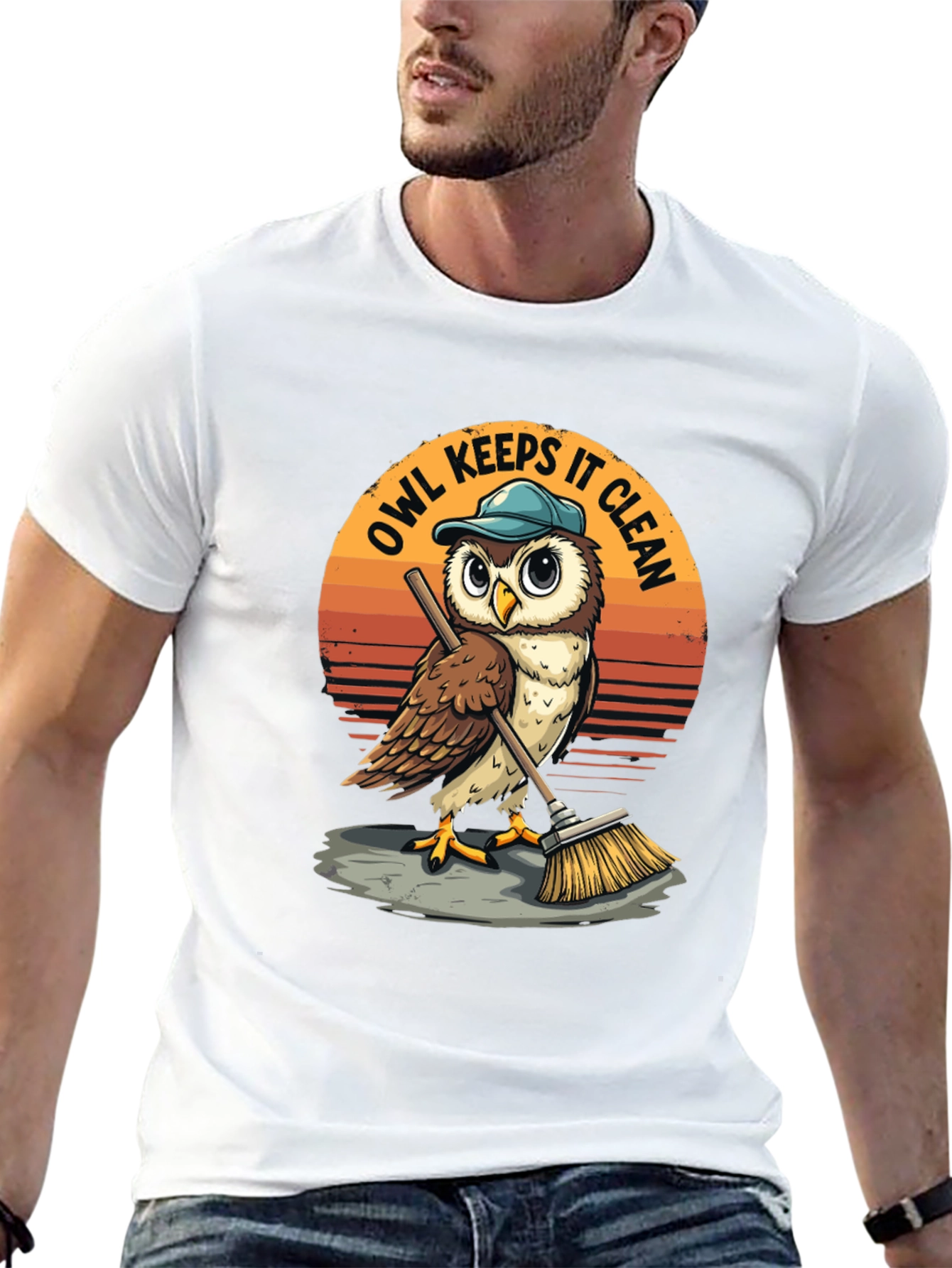 Owl Keeps It Clean T-Shirt