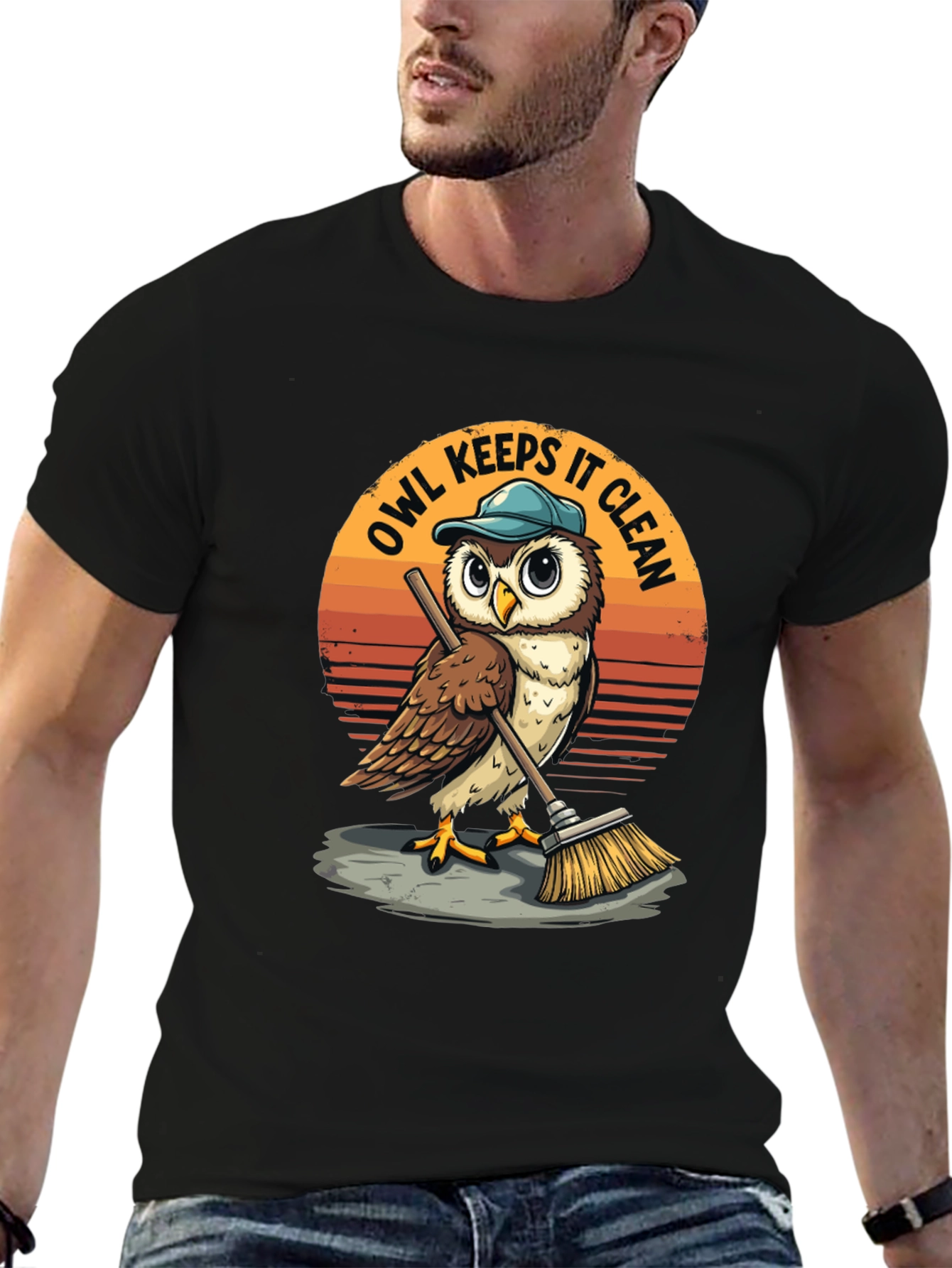 Owl Keeps It Clean T-Shirt