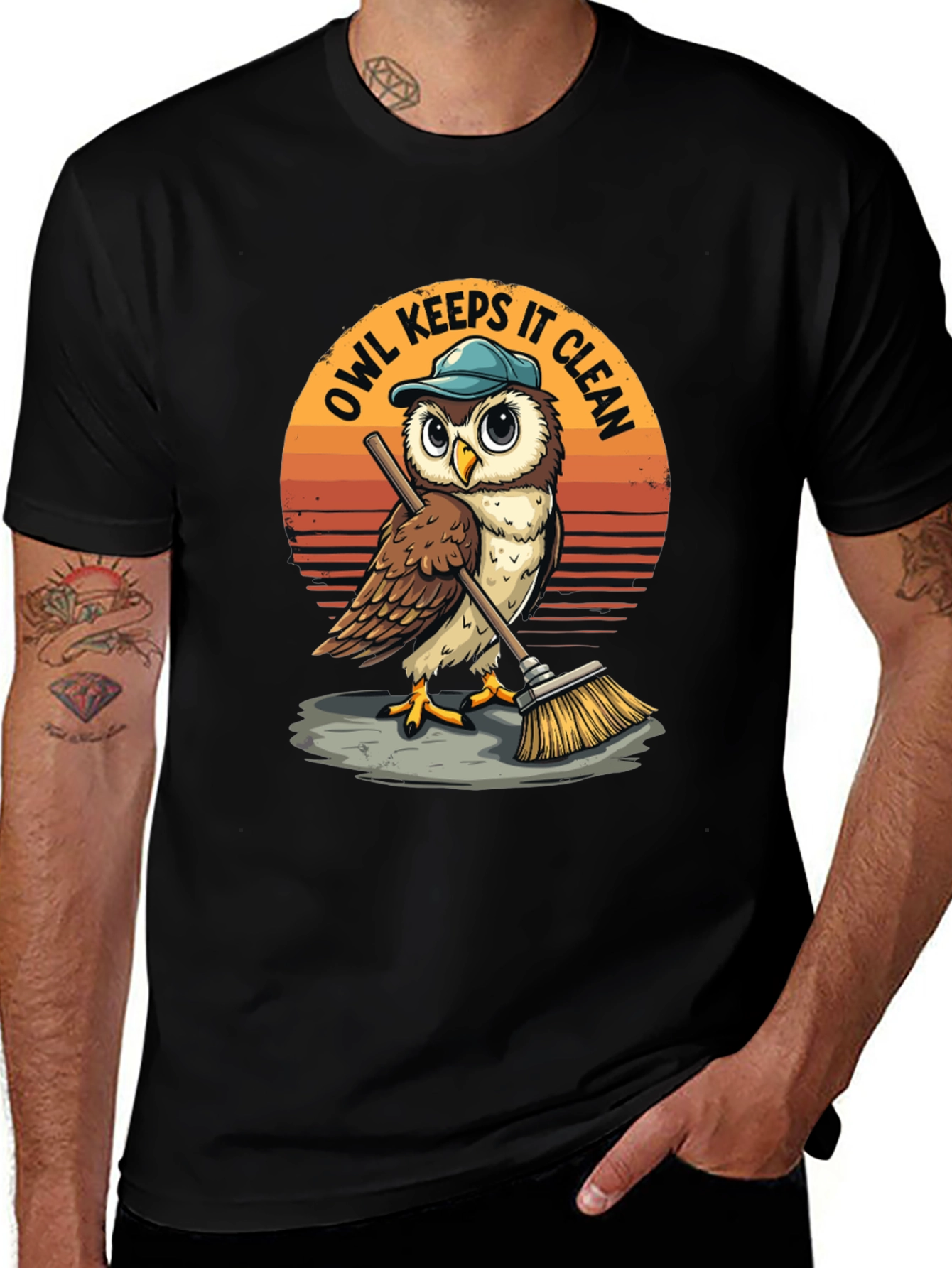Owl Keeps It Clean T-Shirt