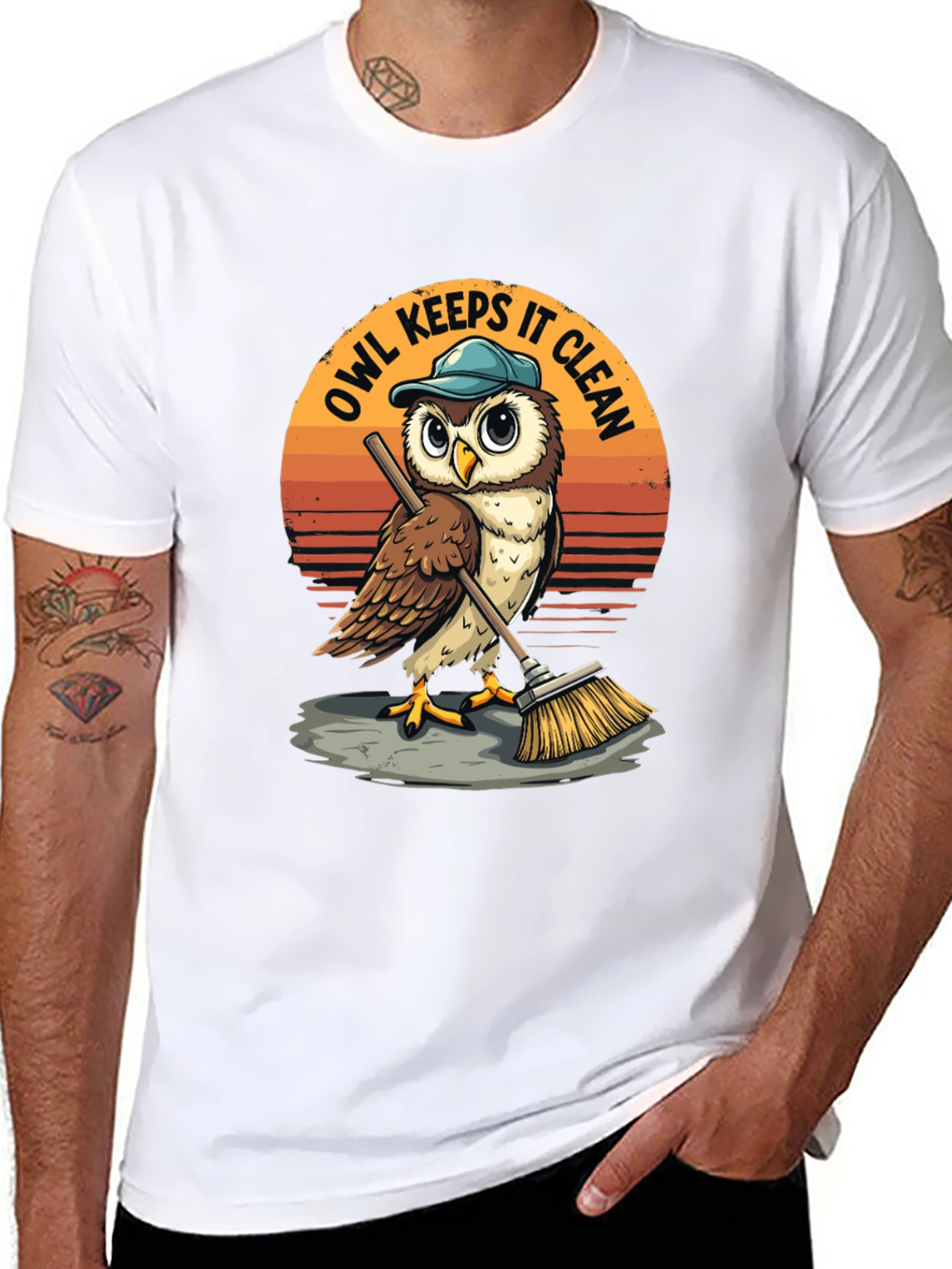 Owl Keeps It Clean T-Shirt