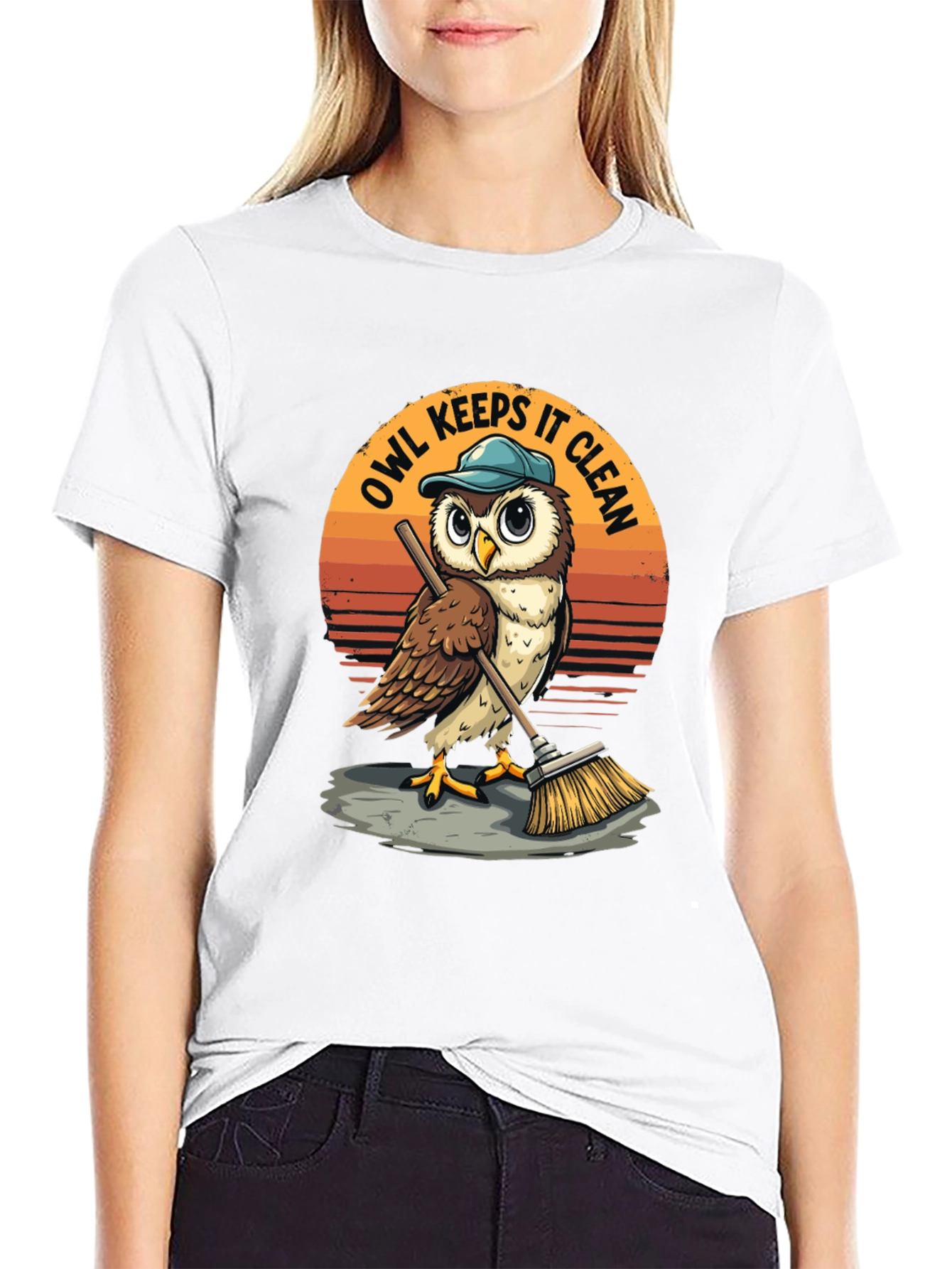 Owl Keeps It Clean T-Shirt