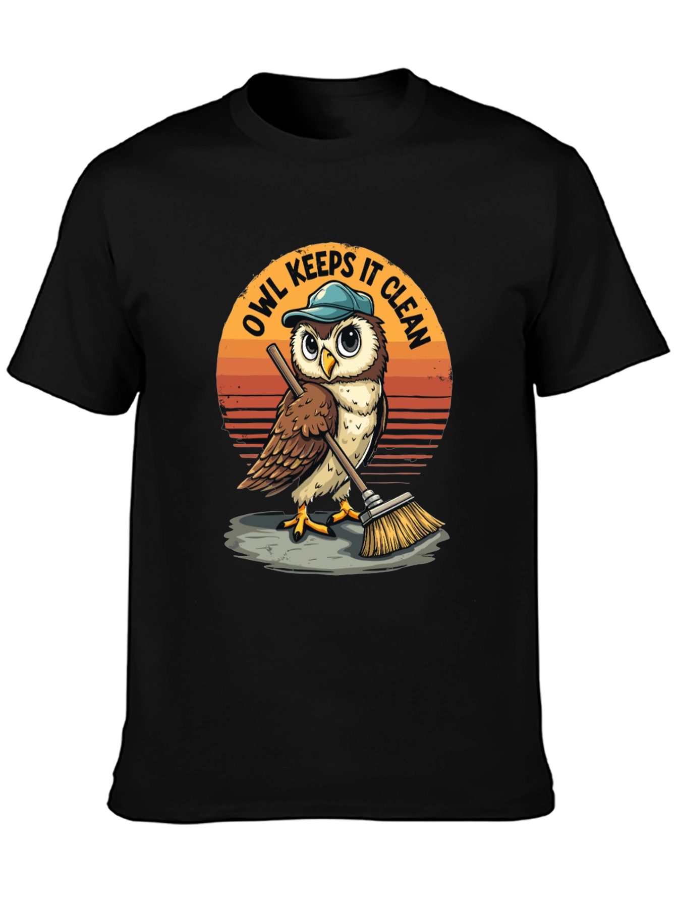 Owl Keeps It Clean T-Shirt