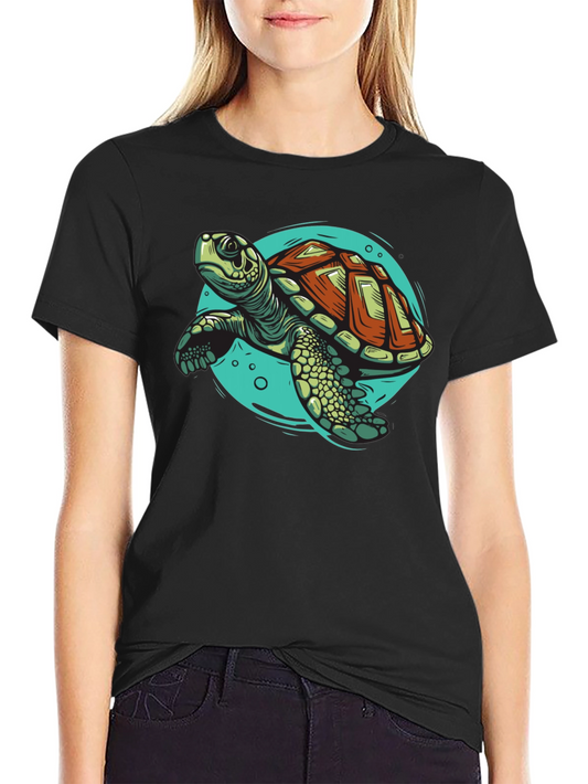 Sea Turtle Graphic Tee - Cool Ocean Design