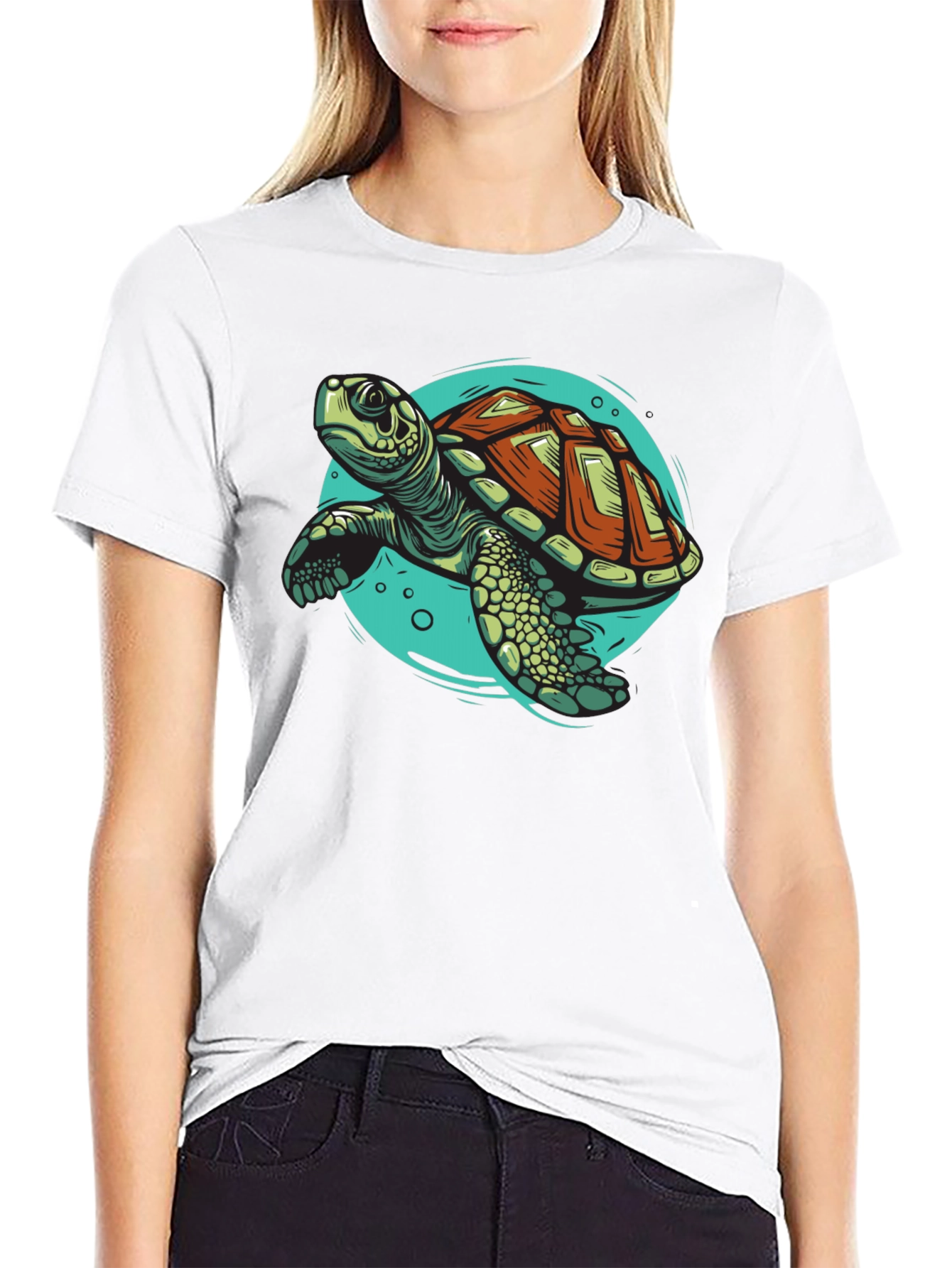 Sea Turtle Graphic Tee - Cool Ocean Design