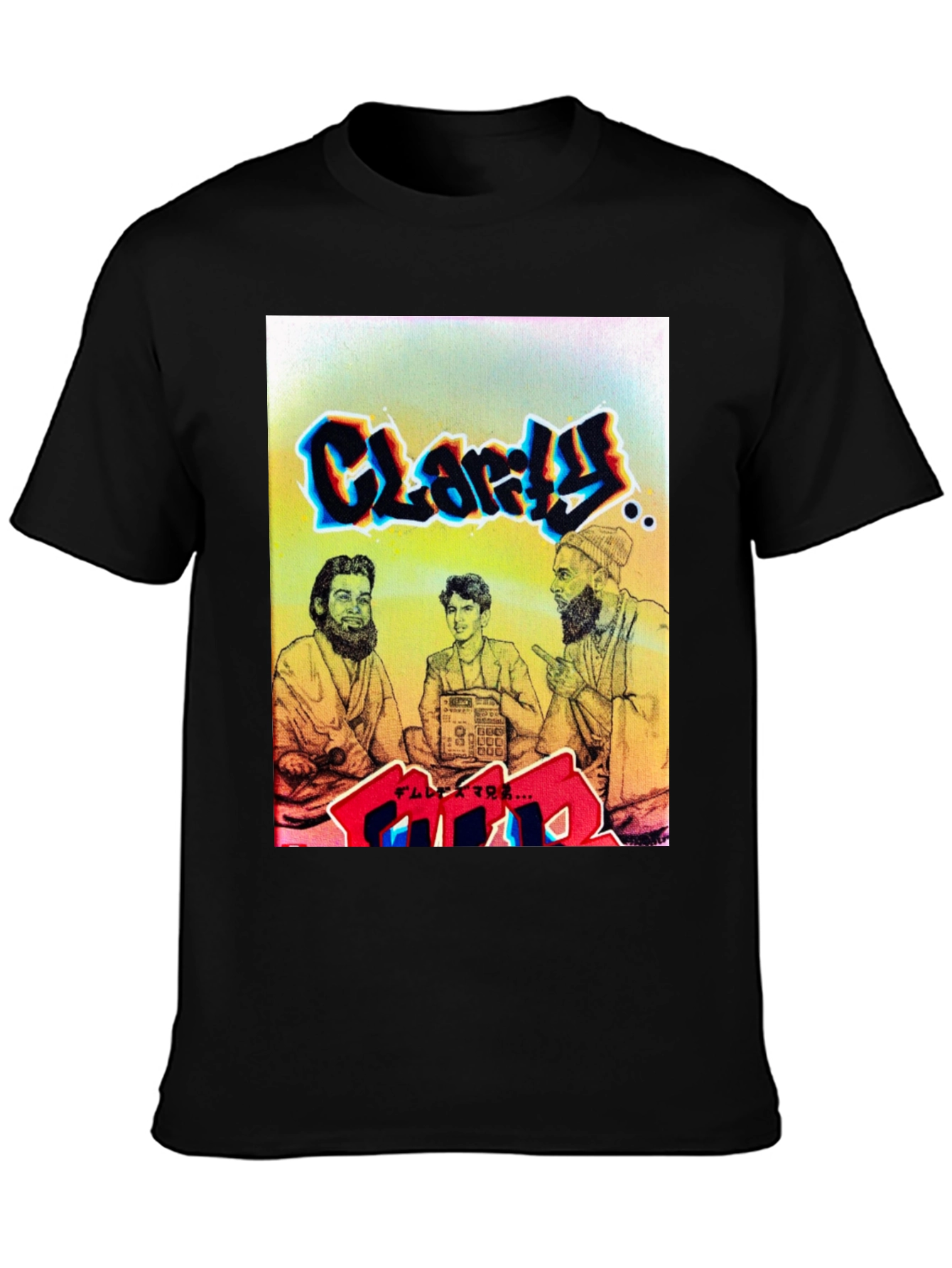 Clarity Graphic Tee - Unisex Black T-Shirt