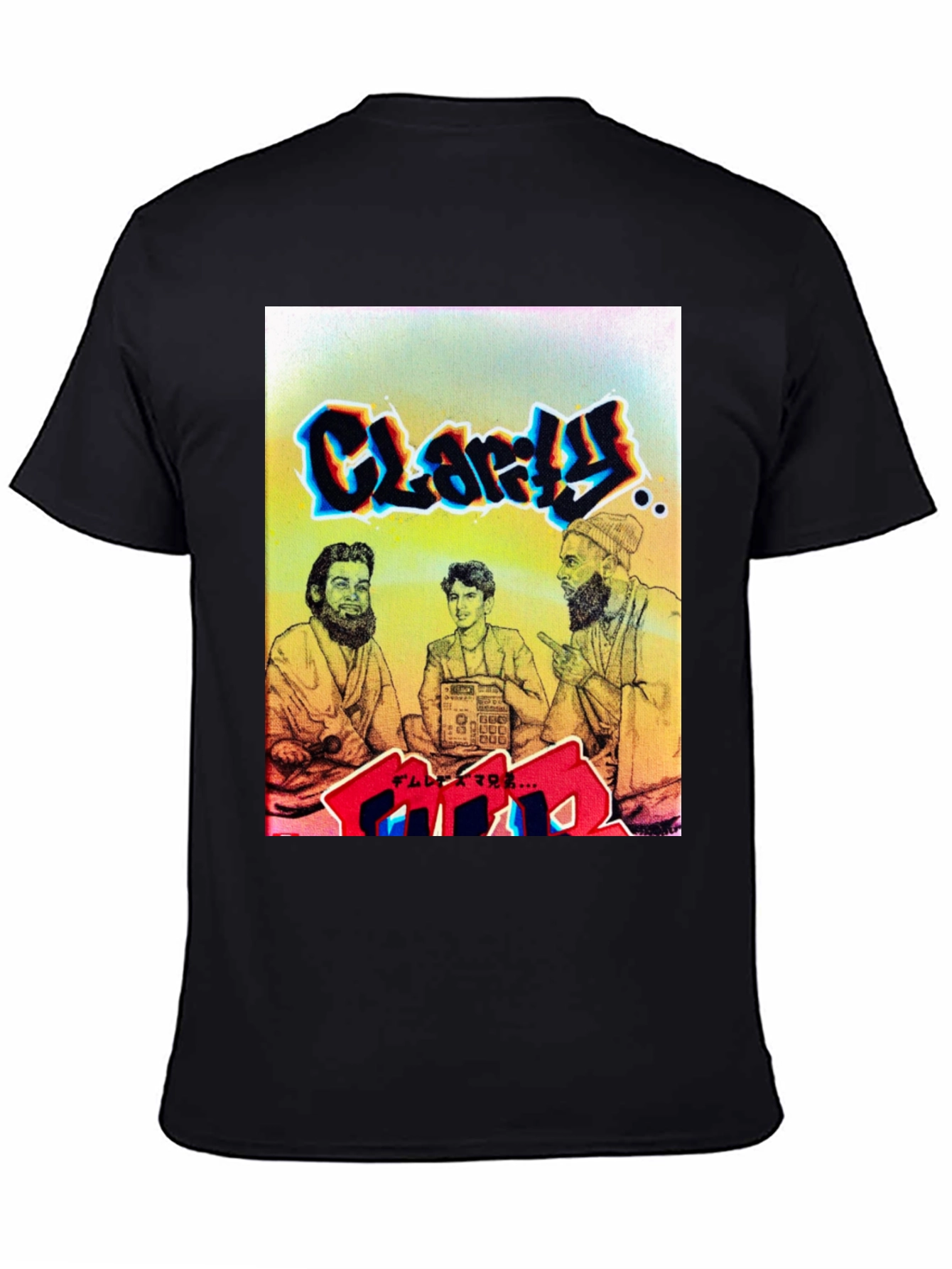 Clarity Graphic Tee - Unisex Black T-Shirt