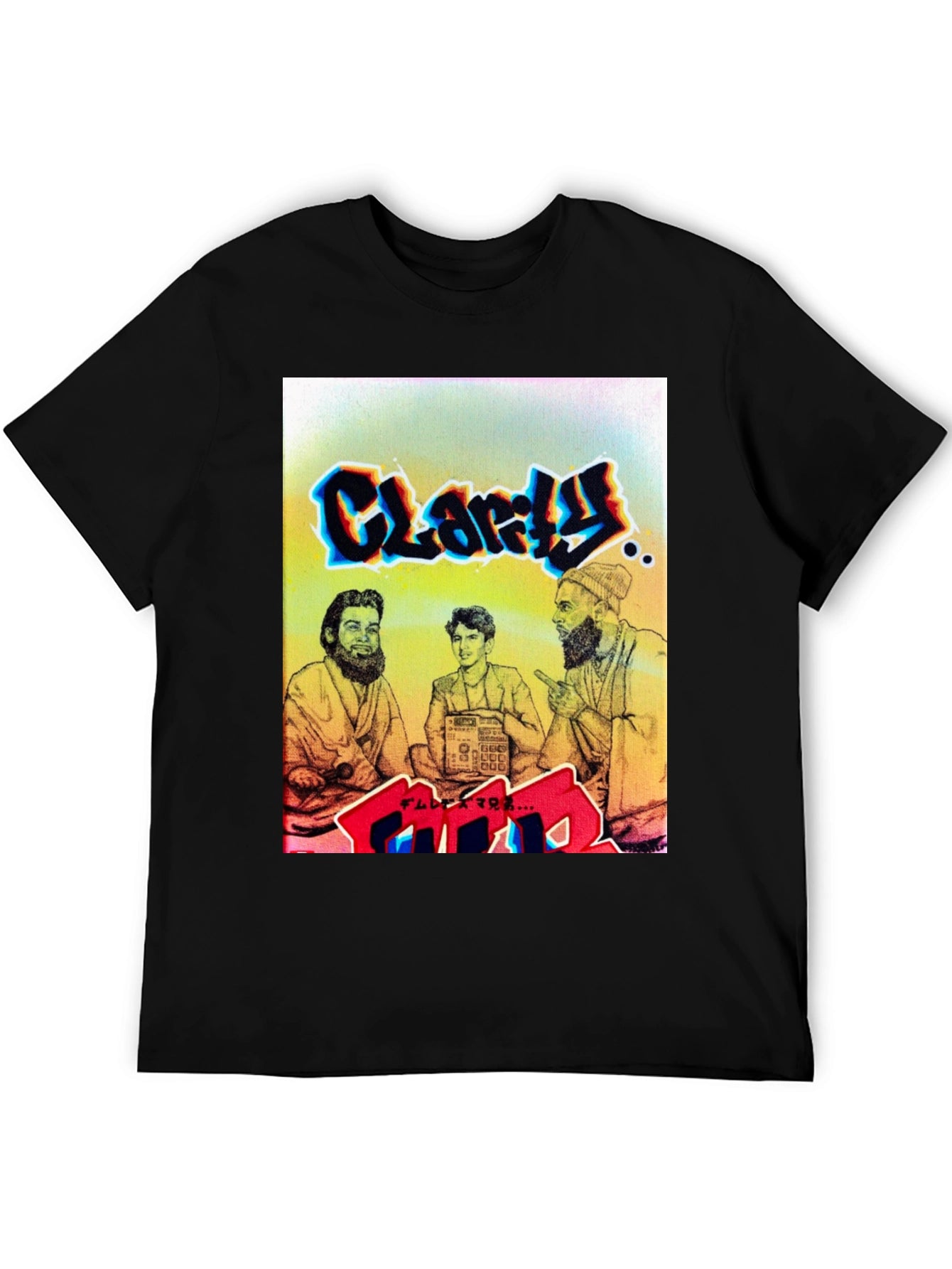 Clarity Graphic Tee - Unisex Black T-Shirt