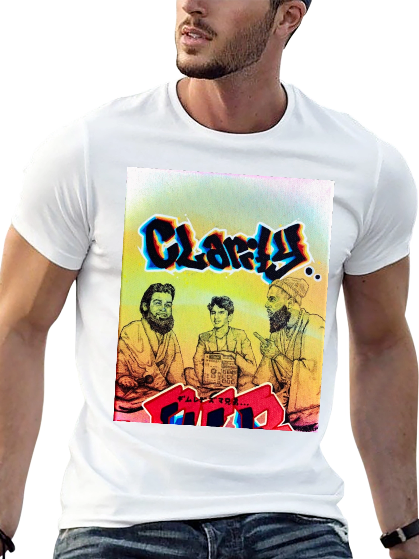 Clarity Graphic Tee - Unisex Black T-Shirt