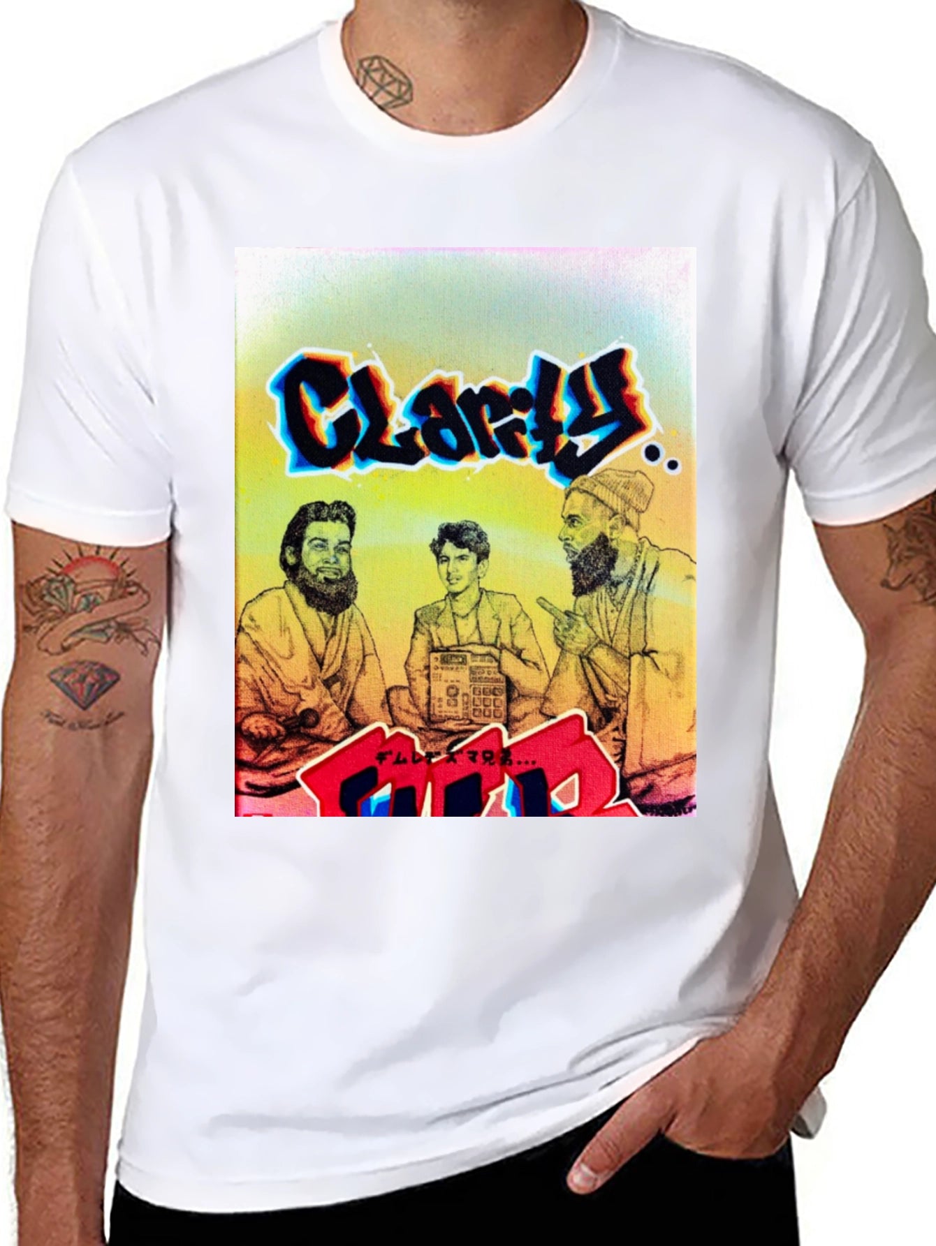 Clarity Graphic Tee - Unisex Black T-Shirt
