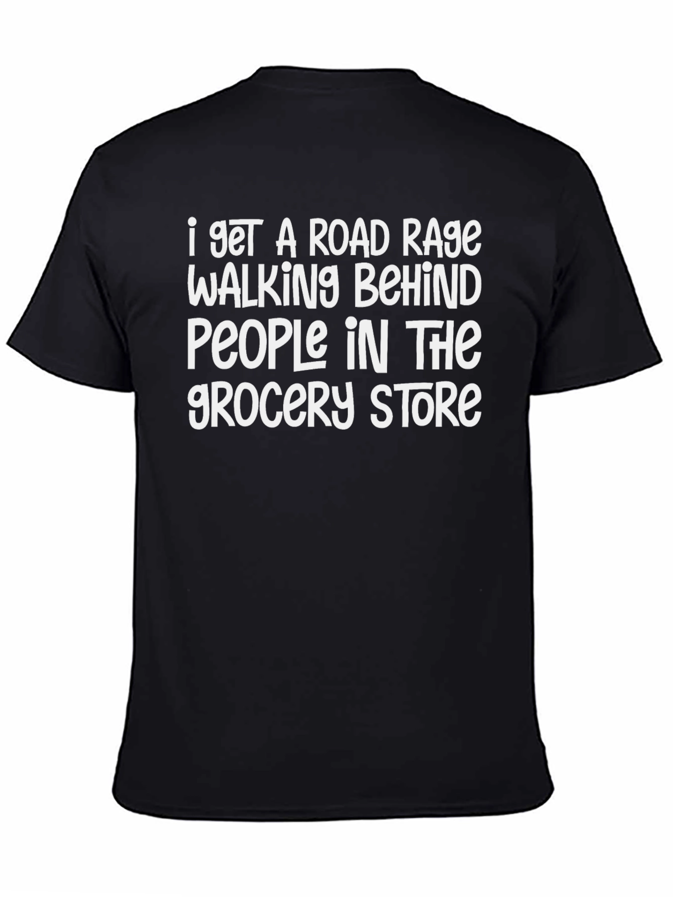 Road Rage Grocery Store T-Shirt Funny Tee