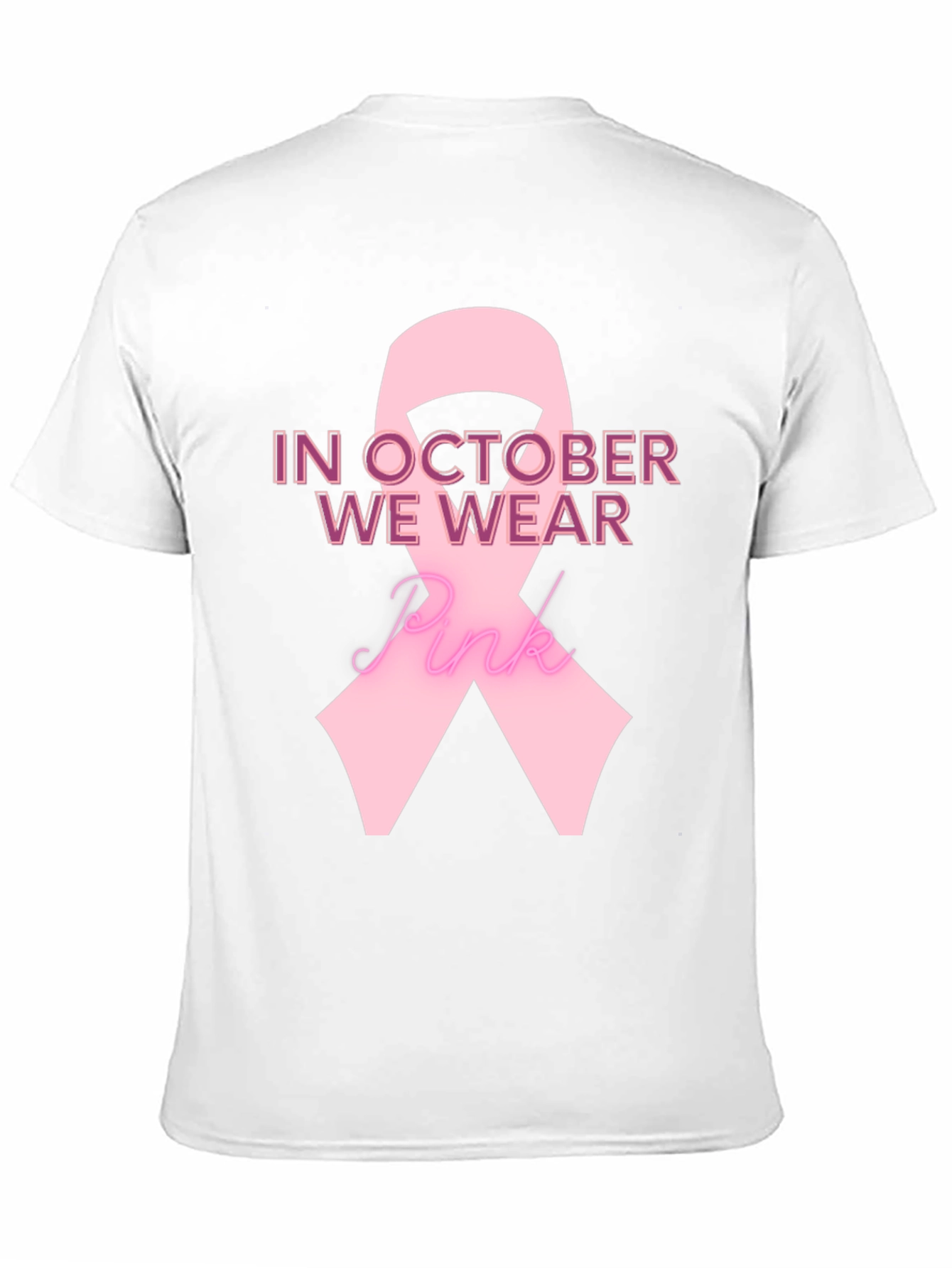 Pink Ribbon Breast Cancer Awareness T-Shirt