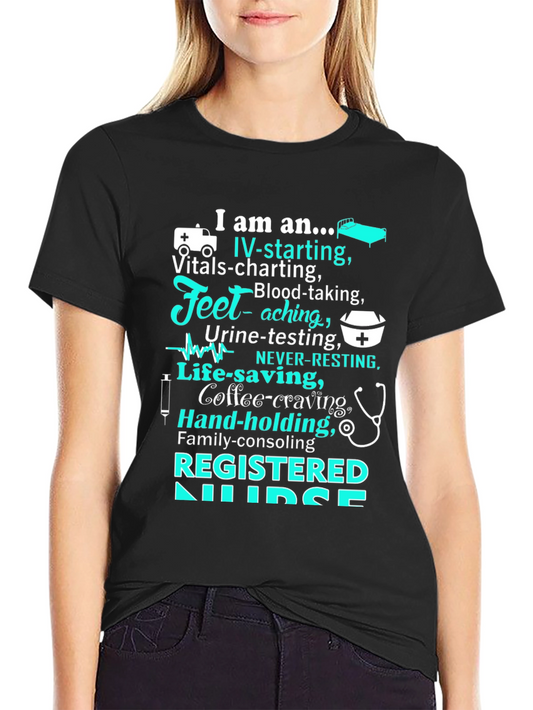 Registered Nurse T-Shirt - Caring Professional Apparel