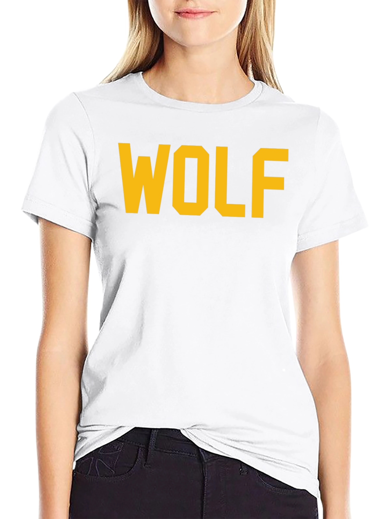 WOLF Graphic Tee - Bold Collegiate Style