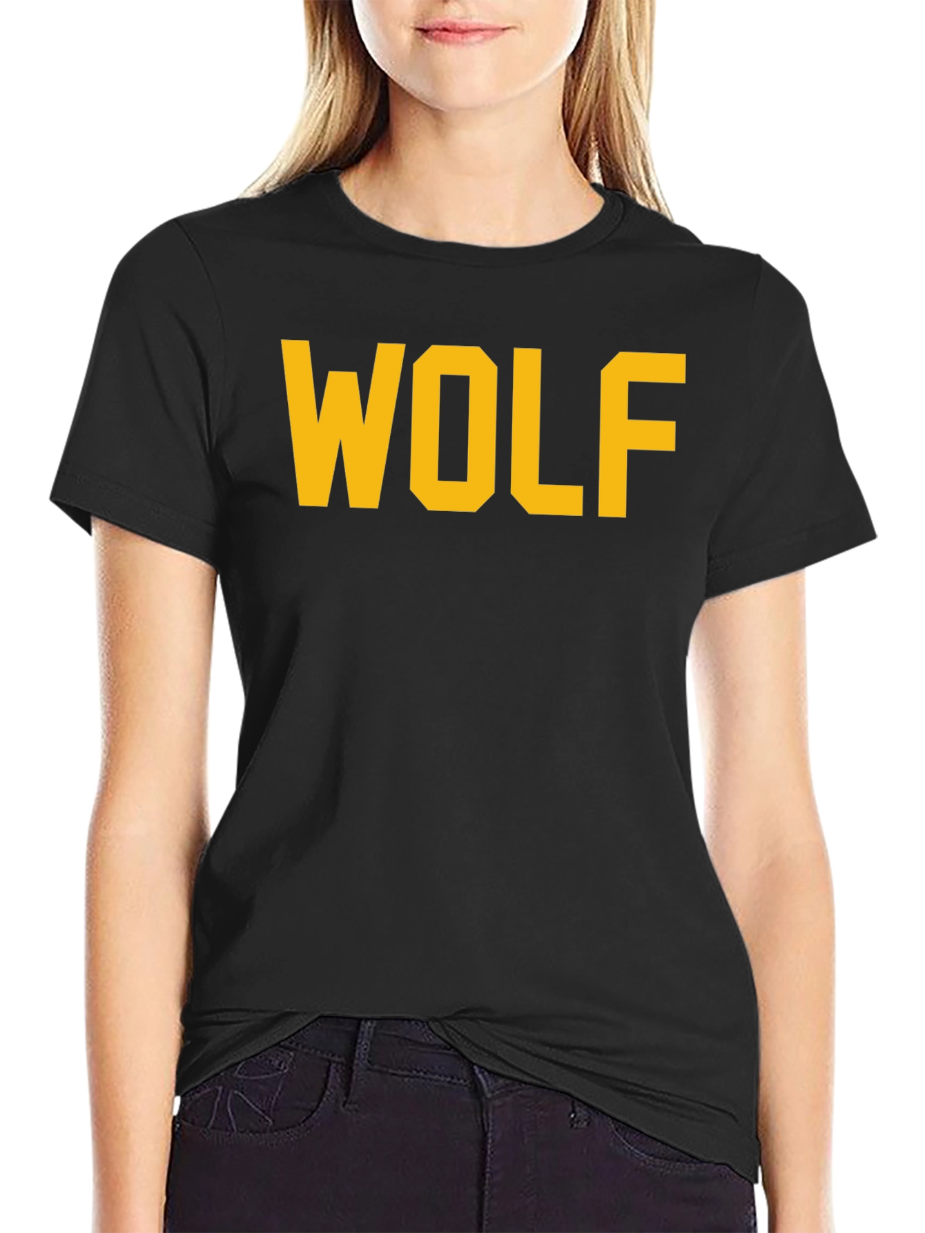WOLF Graphic Tee - Bold Collegiate Style