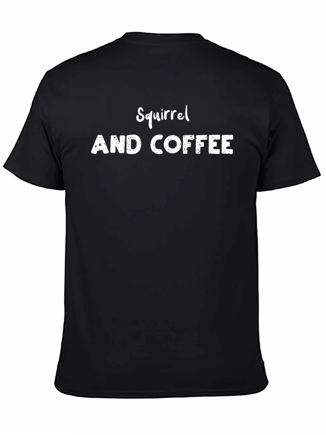 Squirrel and Coffee Graphic T-Shirt