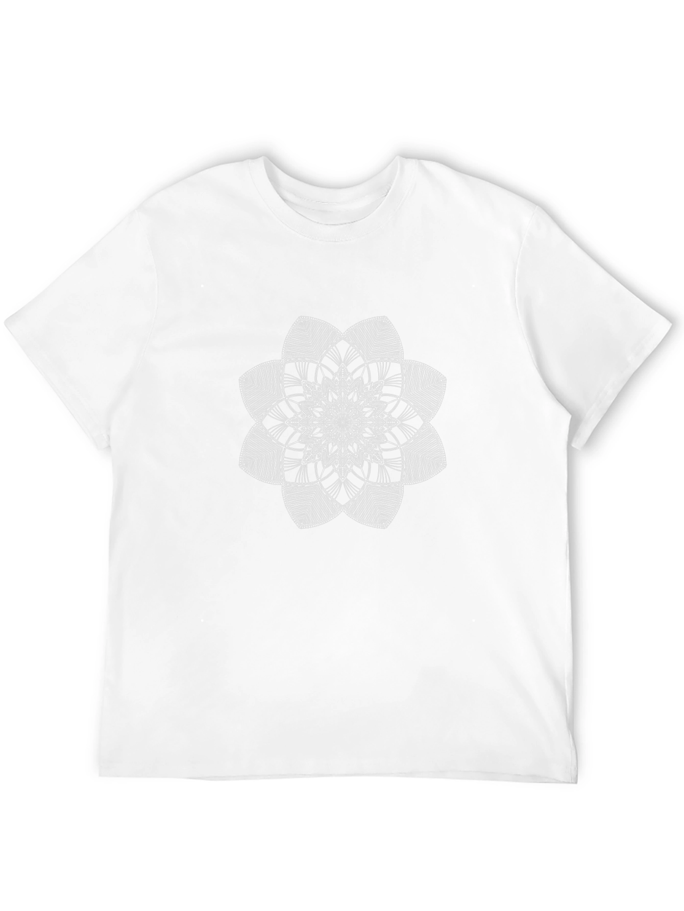 Geometric Mandala Black T-Shirt