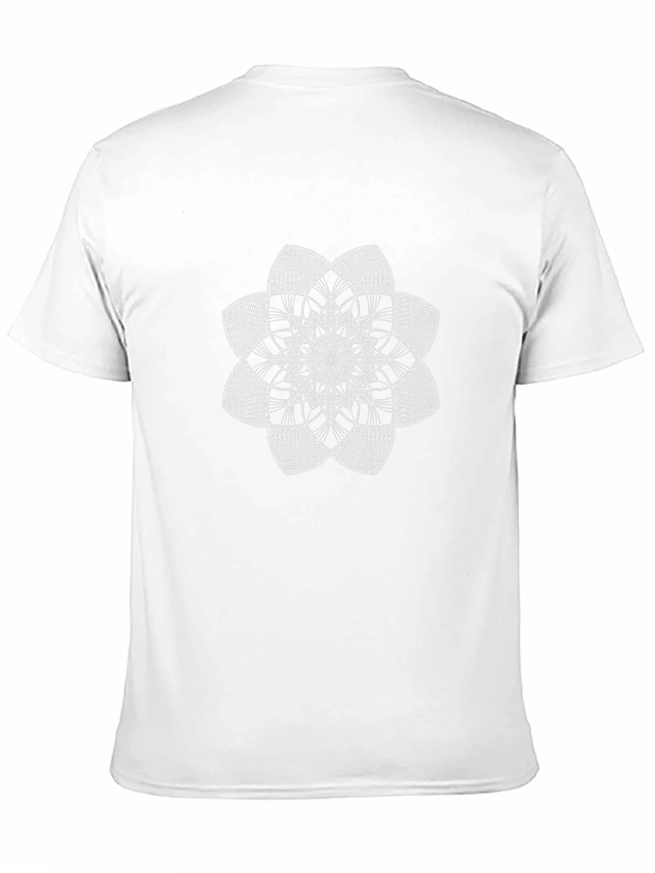 Geometric Mandala Black T-Shirt
