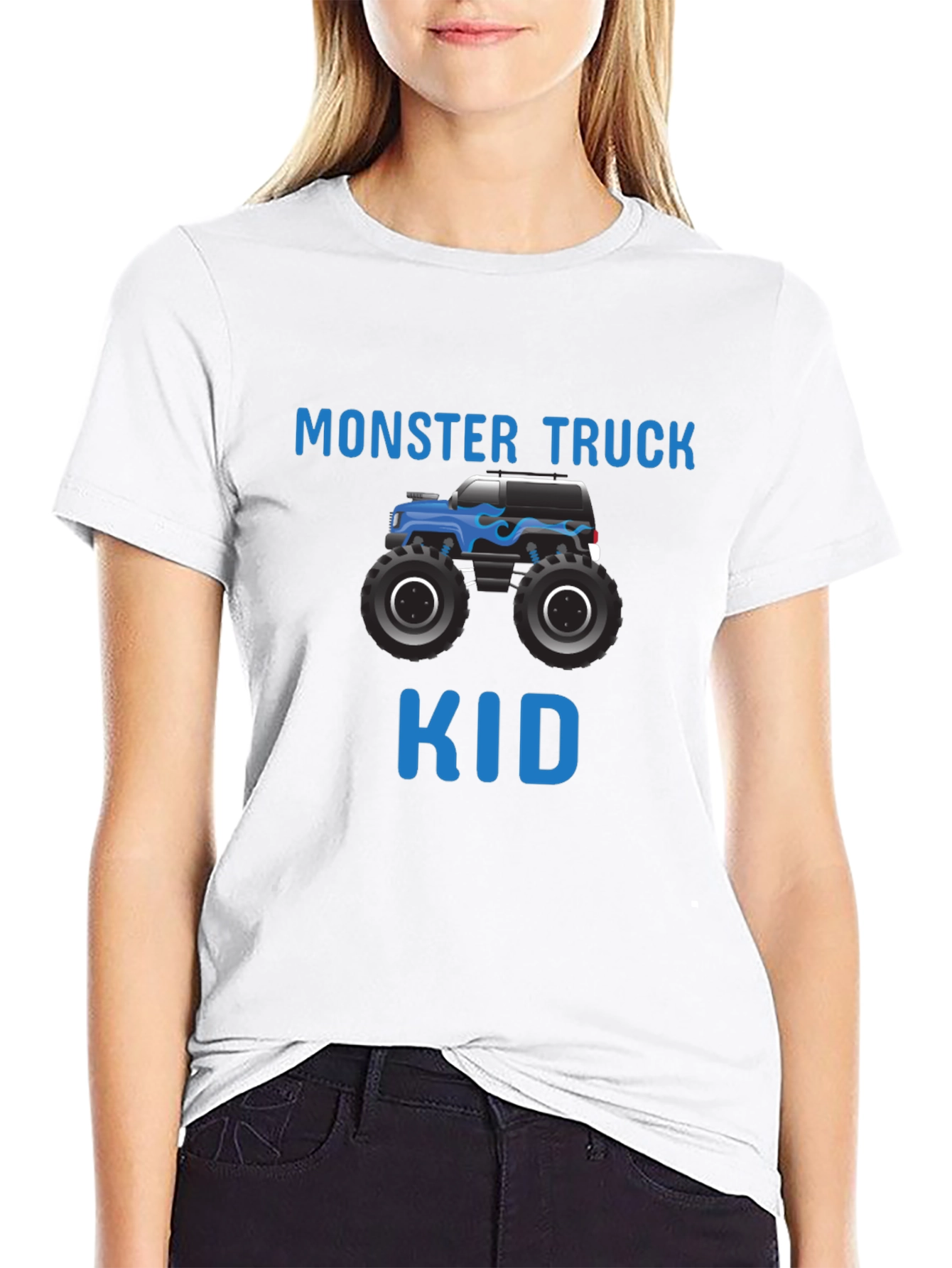 Monster Truck Kid Graphic T-Shirt