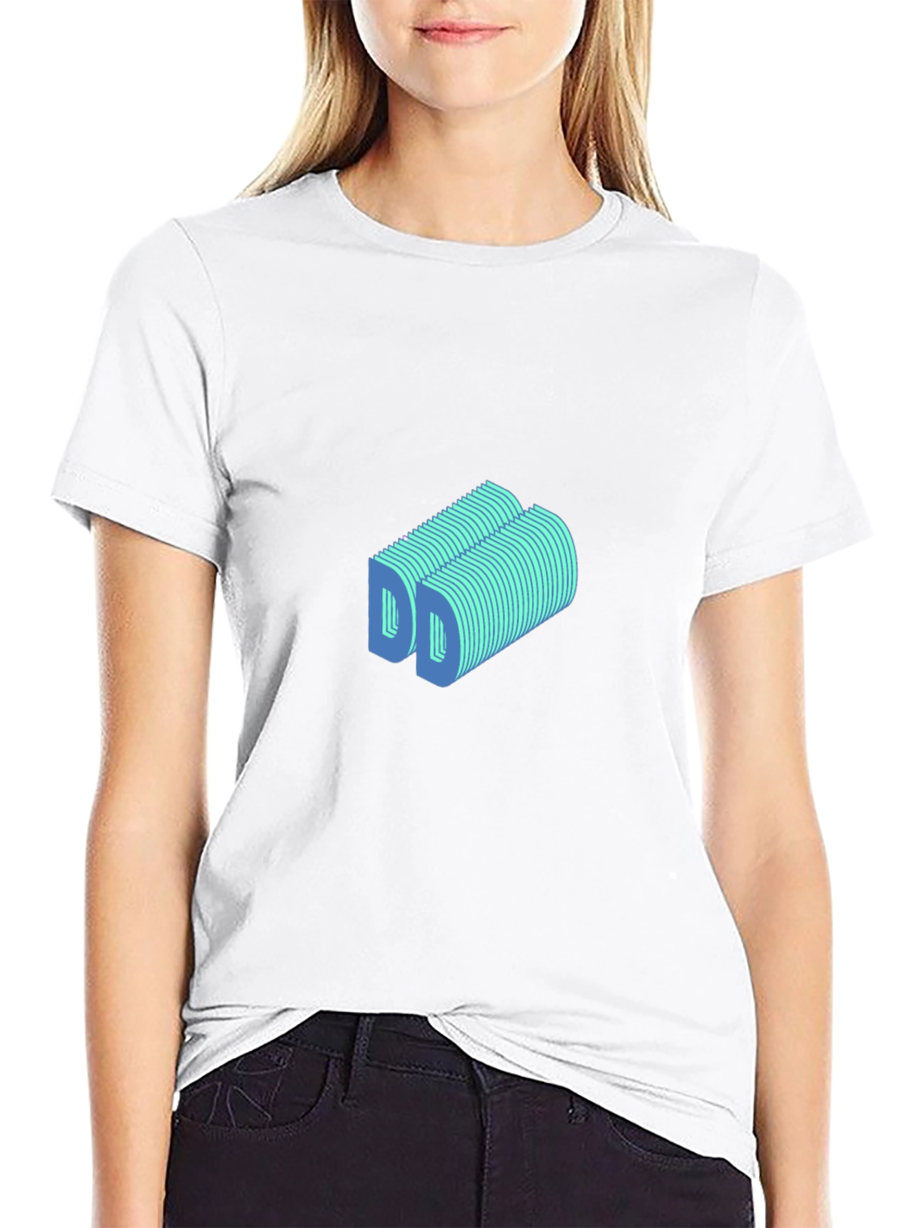 Modern DD Graphic Black T-Shirt