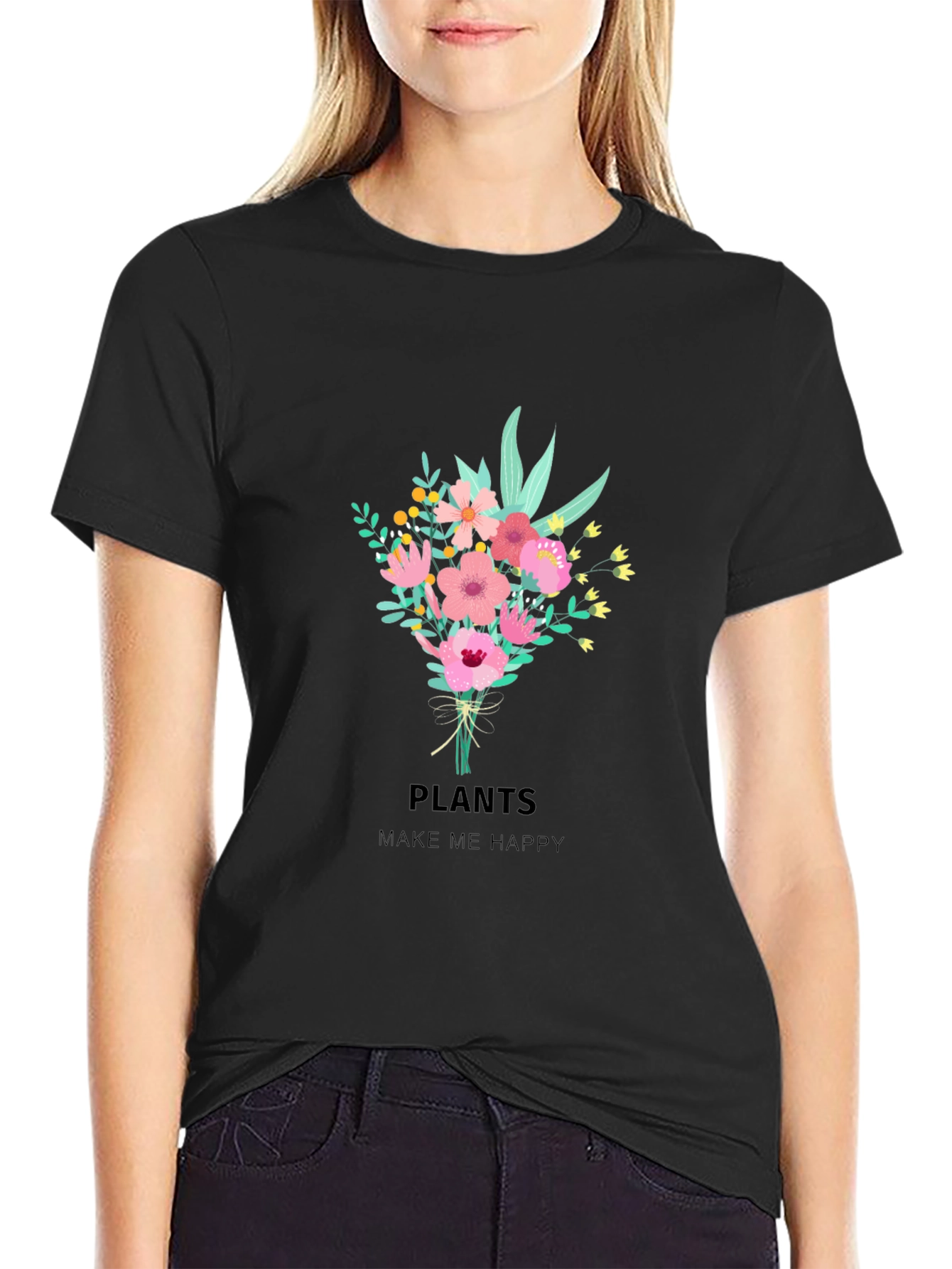Plants Make Me Happy Graphic Tee