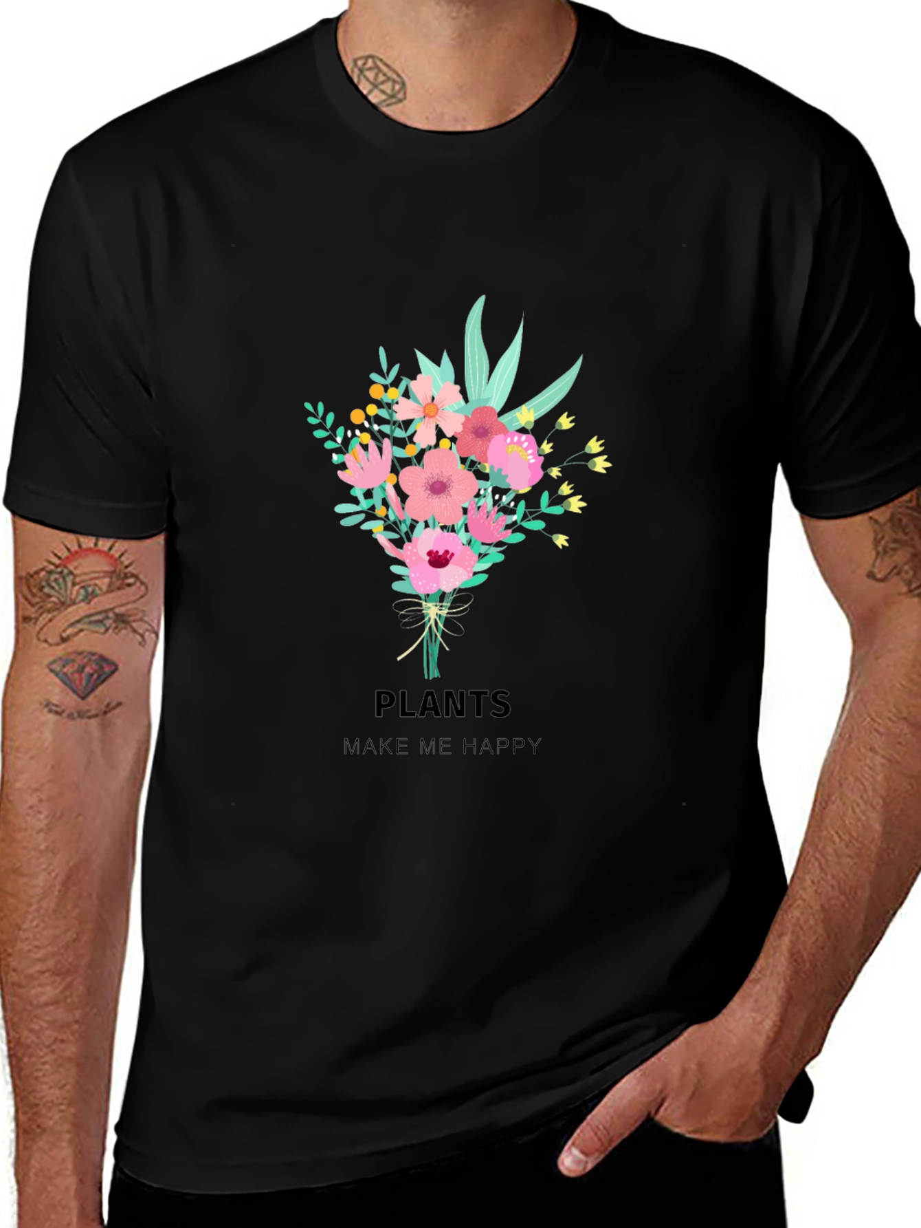 Plants Make Me Happy Graphic Tee