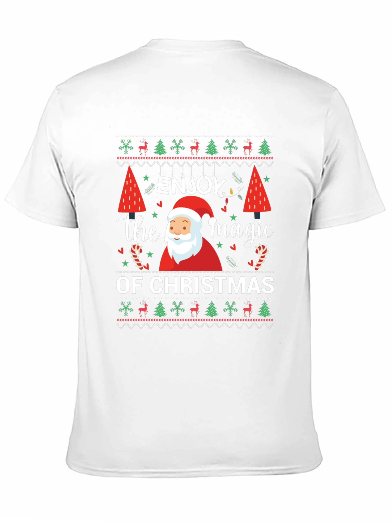 Enjoy the Magic of Christmas Black T-Shirt