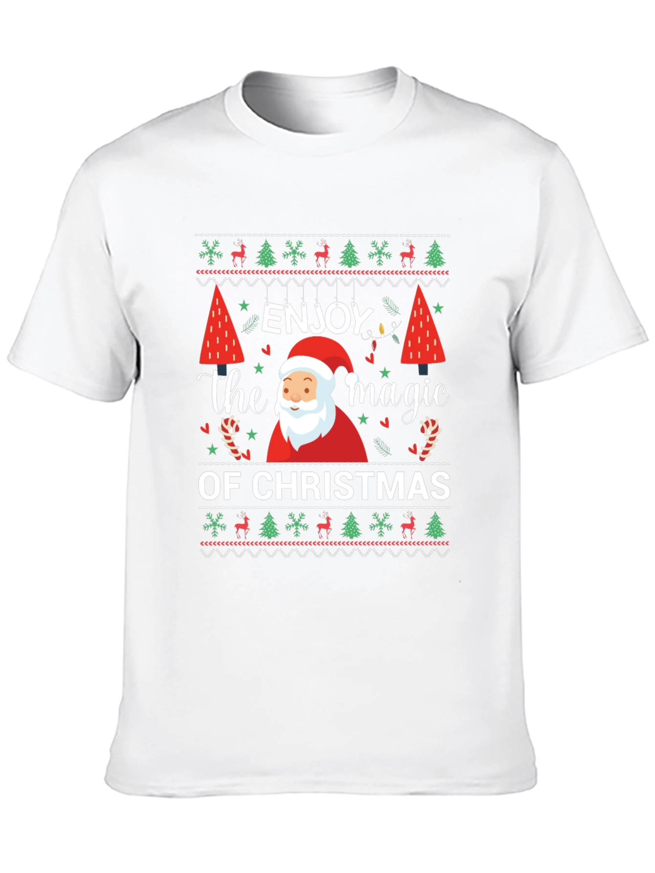 Enjoy the Magic of Christmas Black T-Shirt