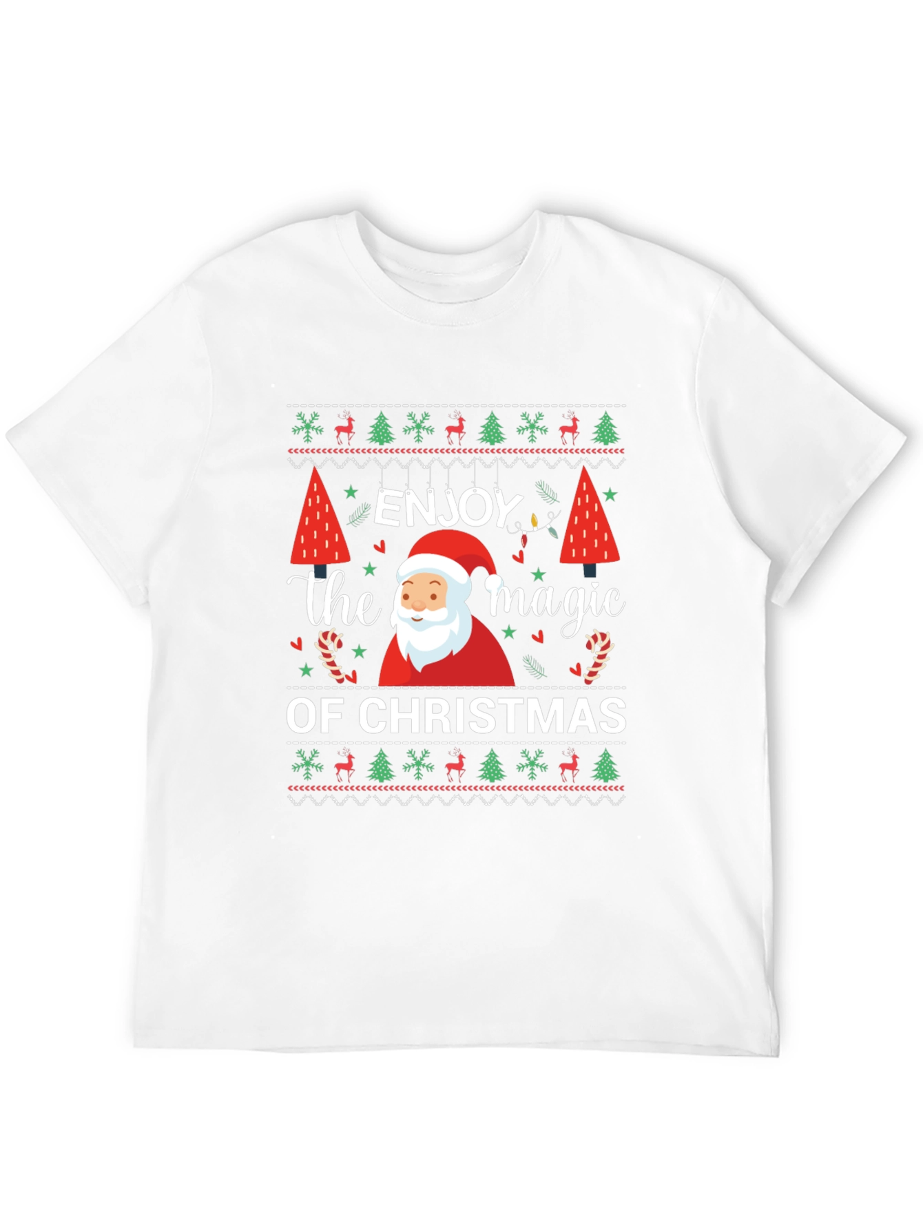 Enjoy the Magic of Christmas Black T-Shirt