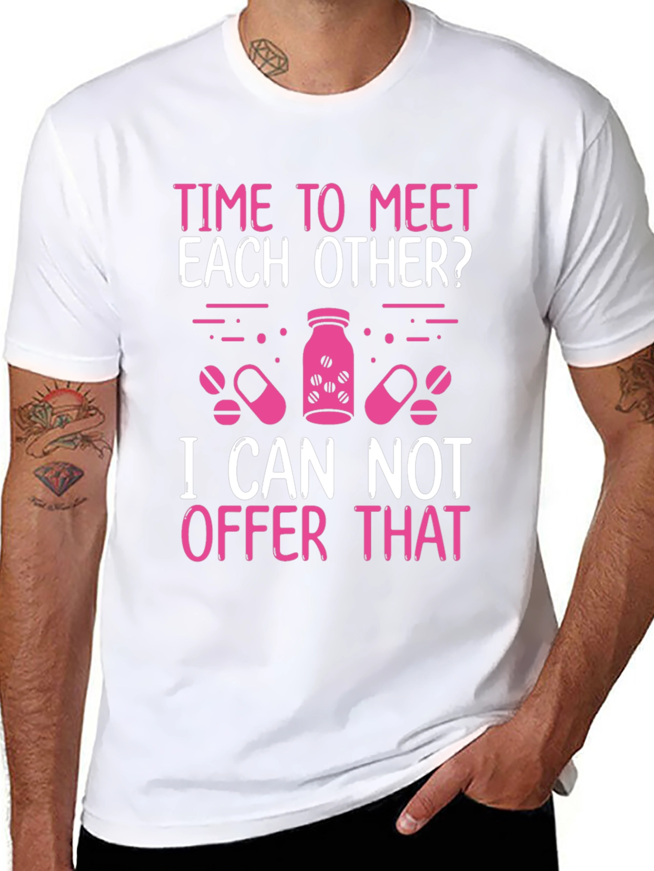 Funny Pharmacist T-Shirt - Meet Each Other?