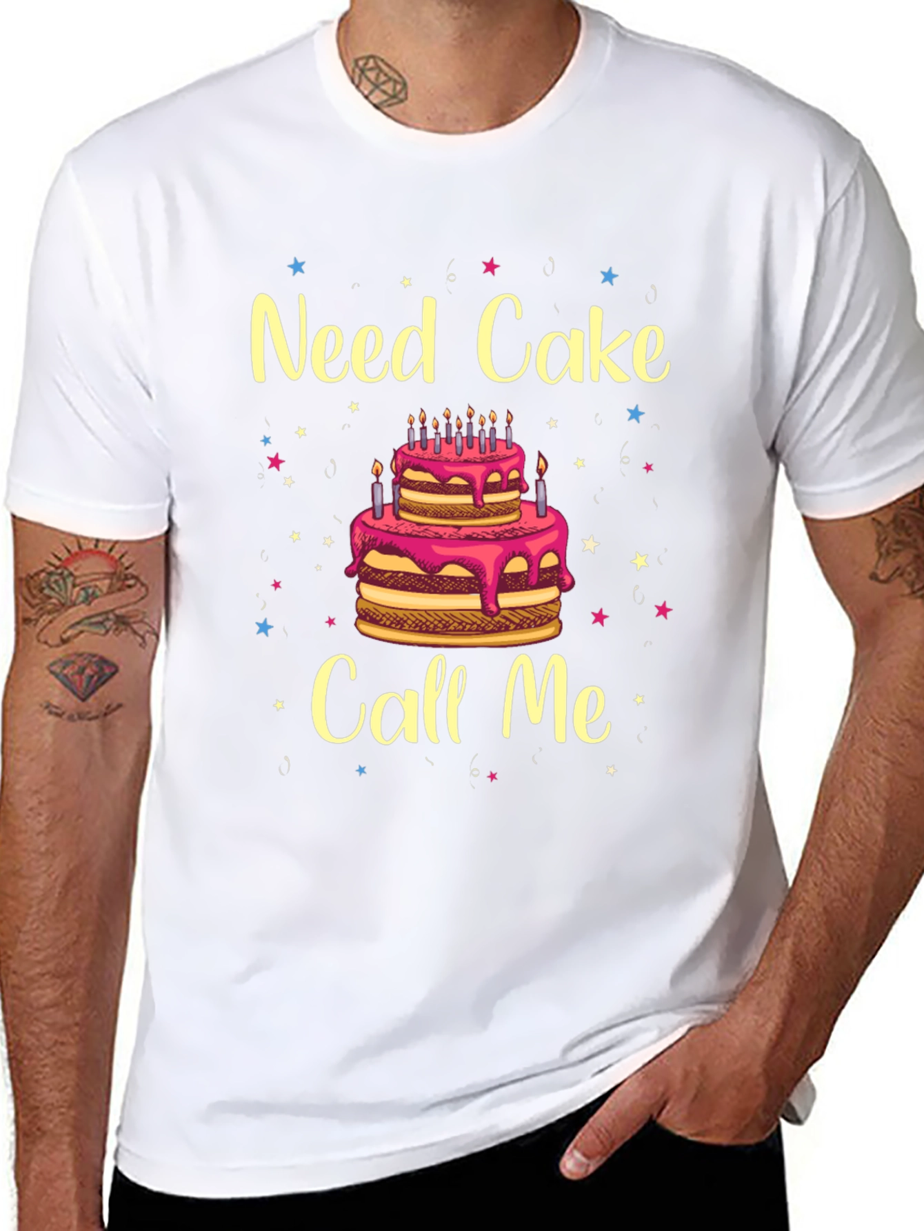 Need Cake Call Me Birthday T-Shirt