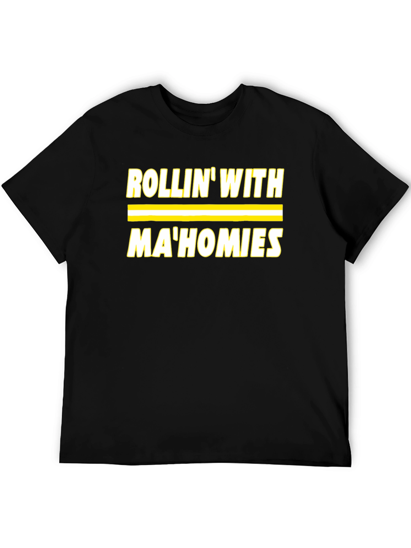 Rollin With MaHomies Black T-Shirt