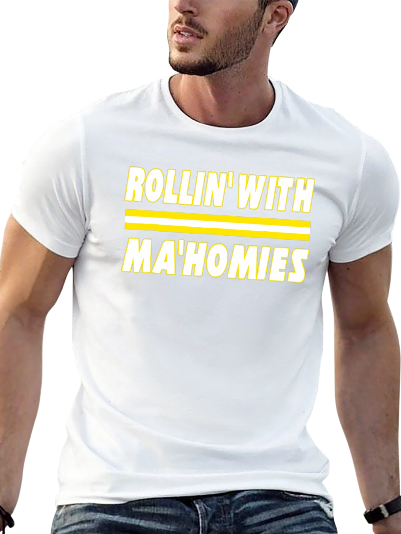 Rollin With MaHomies Black T-Shirt