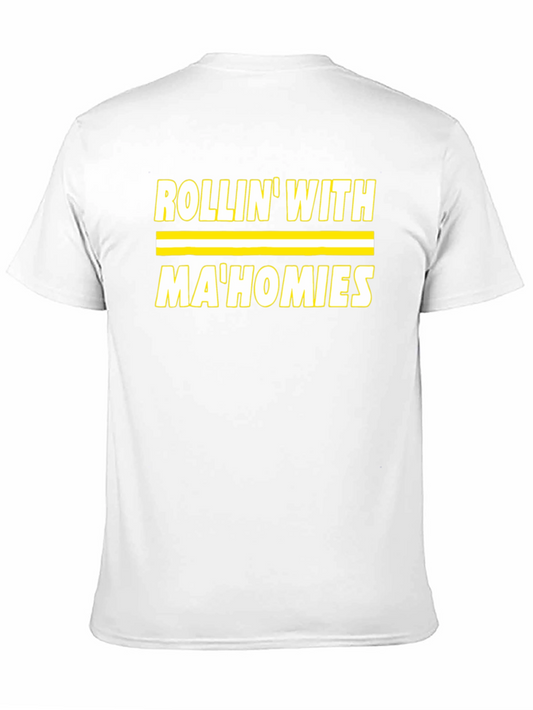 Rollin With MaHomies Black T-Shirt