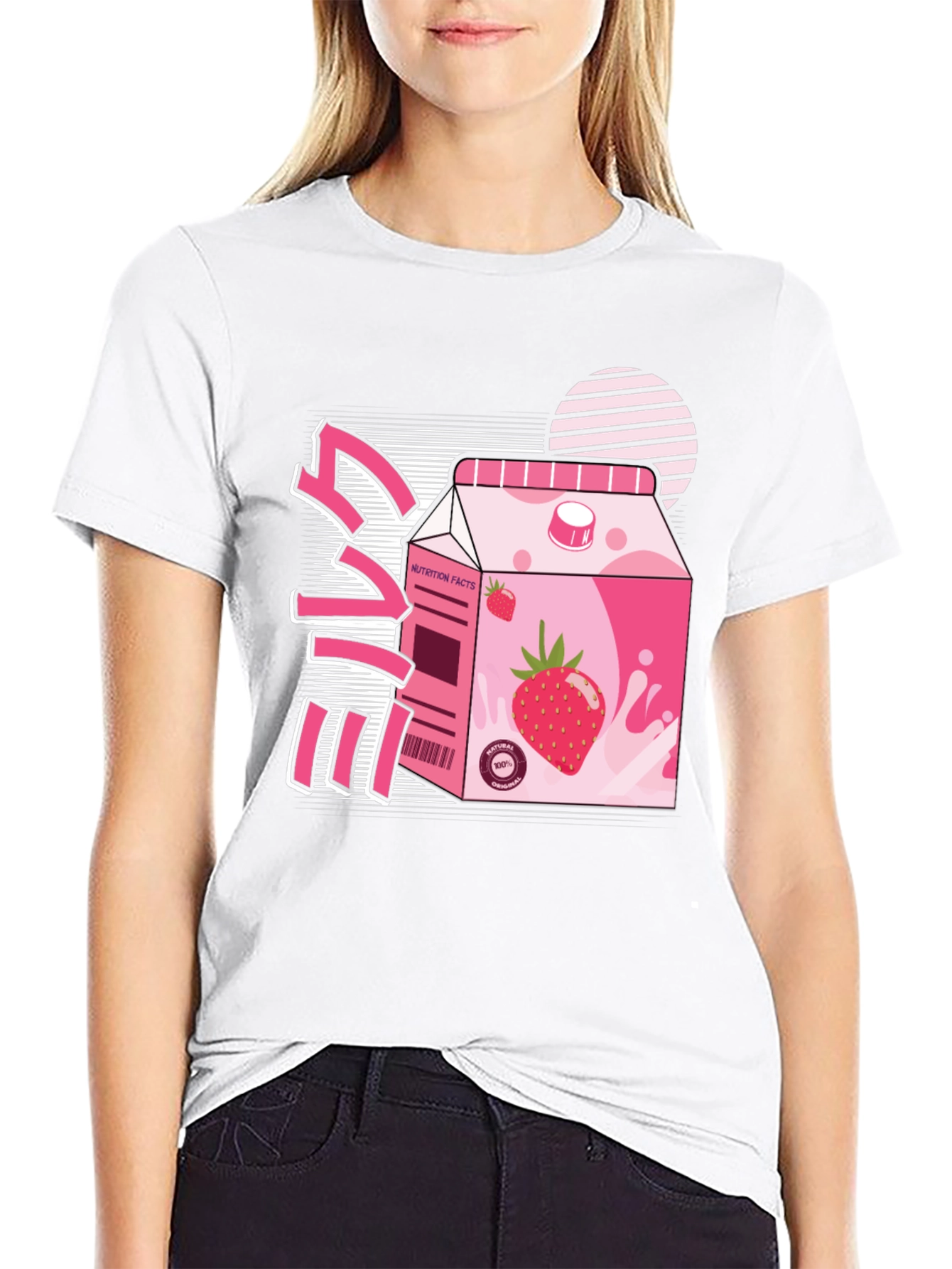 Strawberry Milk Graphic Tee