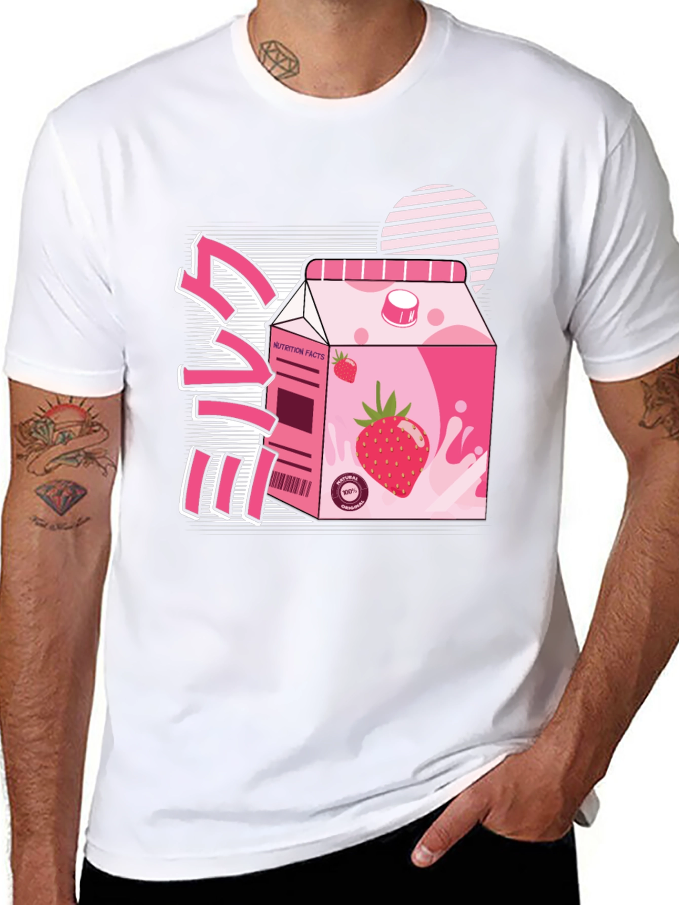 Strawberry Milk Graphic Tee