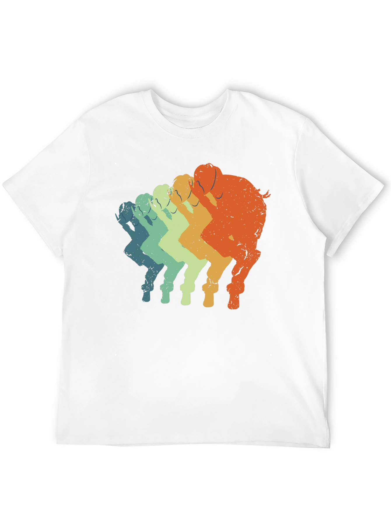 Retro Elephant T-Shirt - Gradient Design