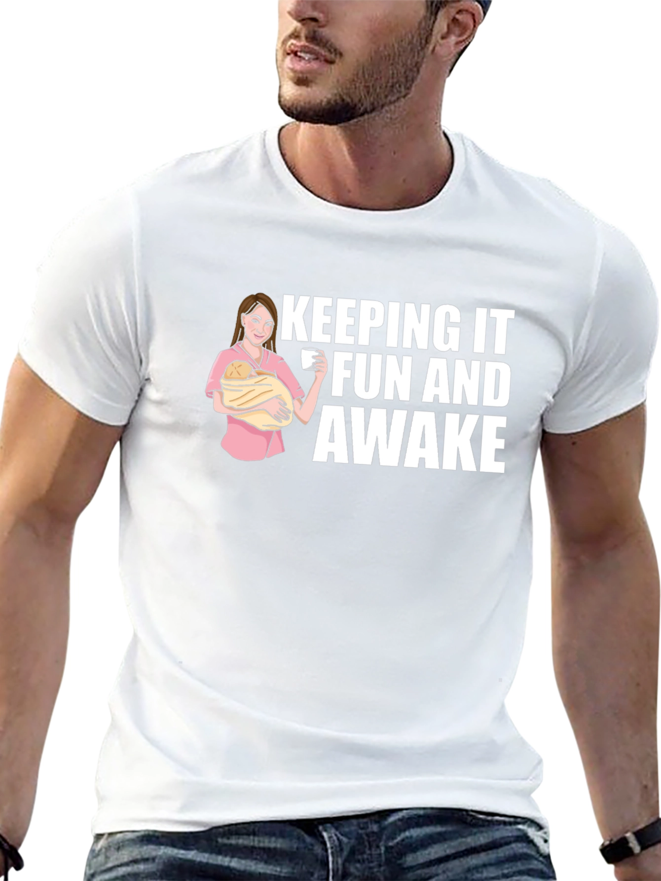 Keeping It Fun and Awake Graphic Tee