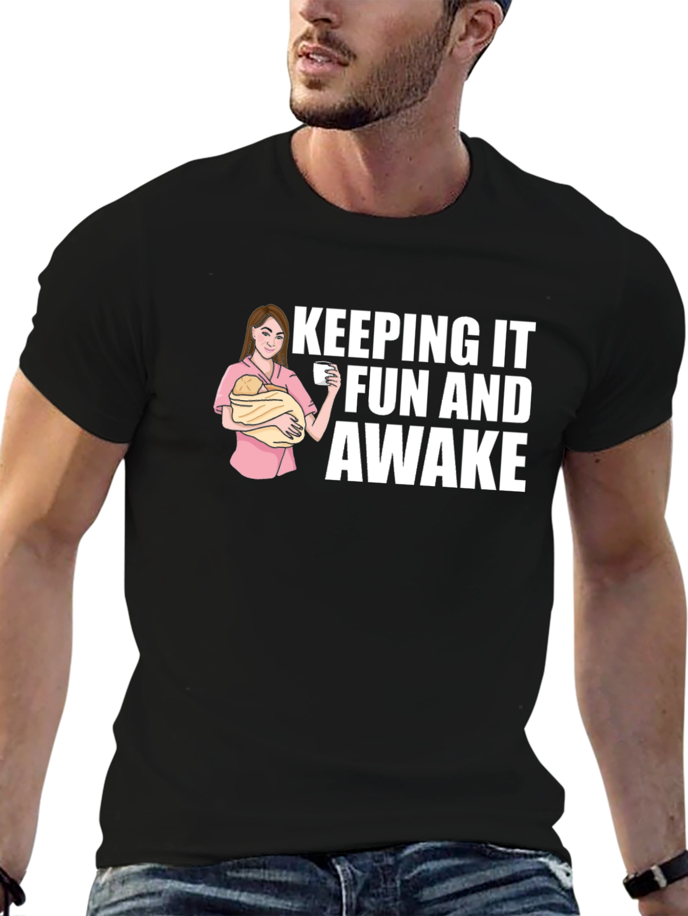 Keeping It Fun and Awake Graphic Tee