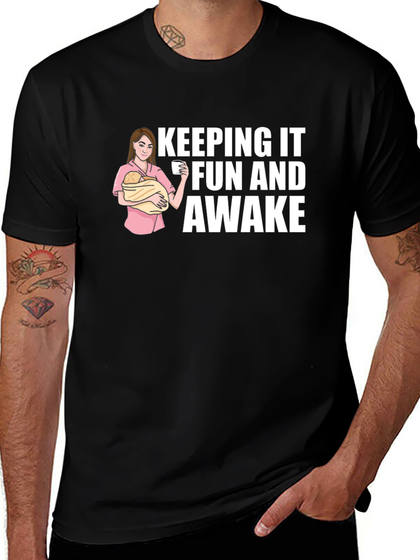 Keeping It Fun and Awake Graphic Tee