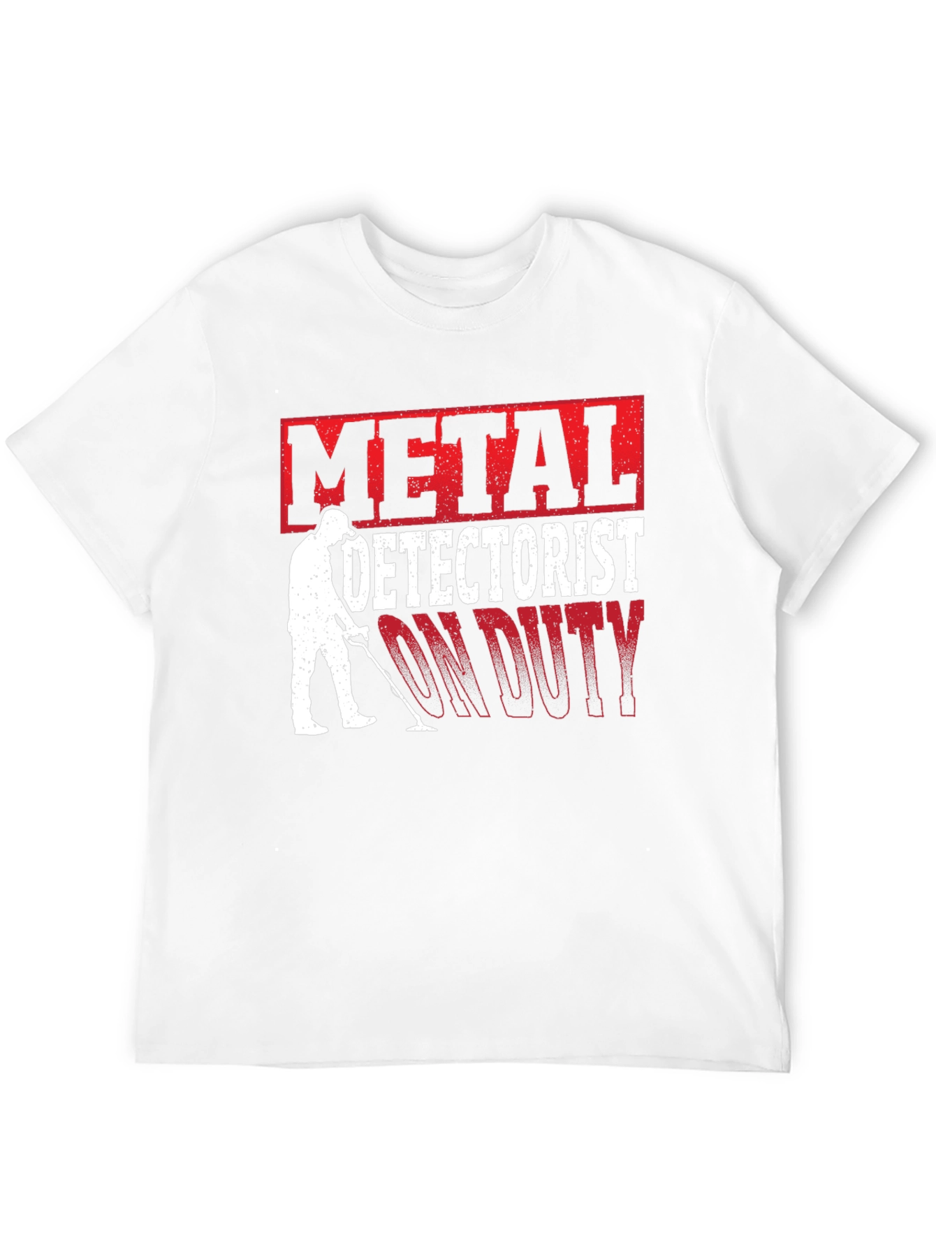 Metal Detectorist On Duty Graphic T-Shirt